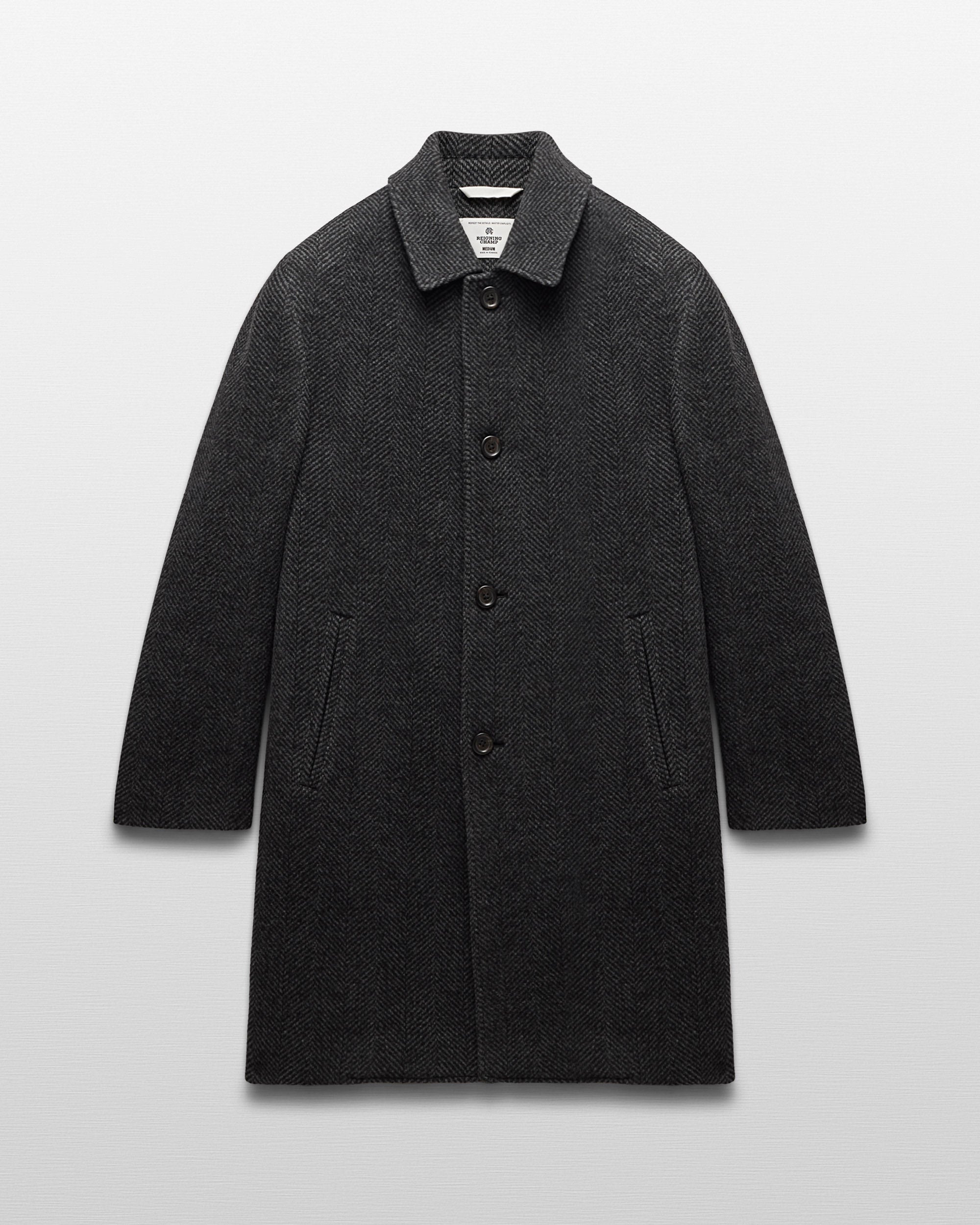 Wool Herringbone Scout Coat