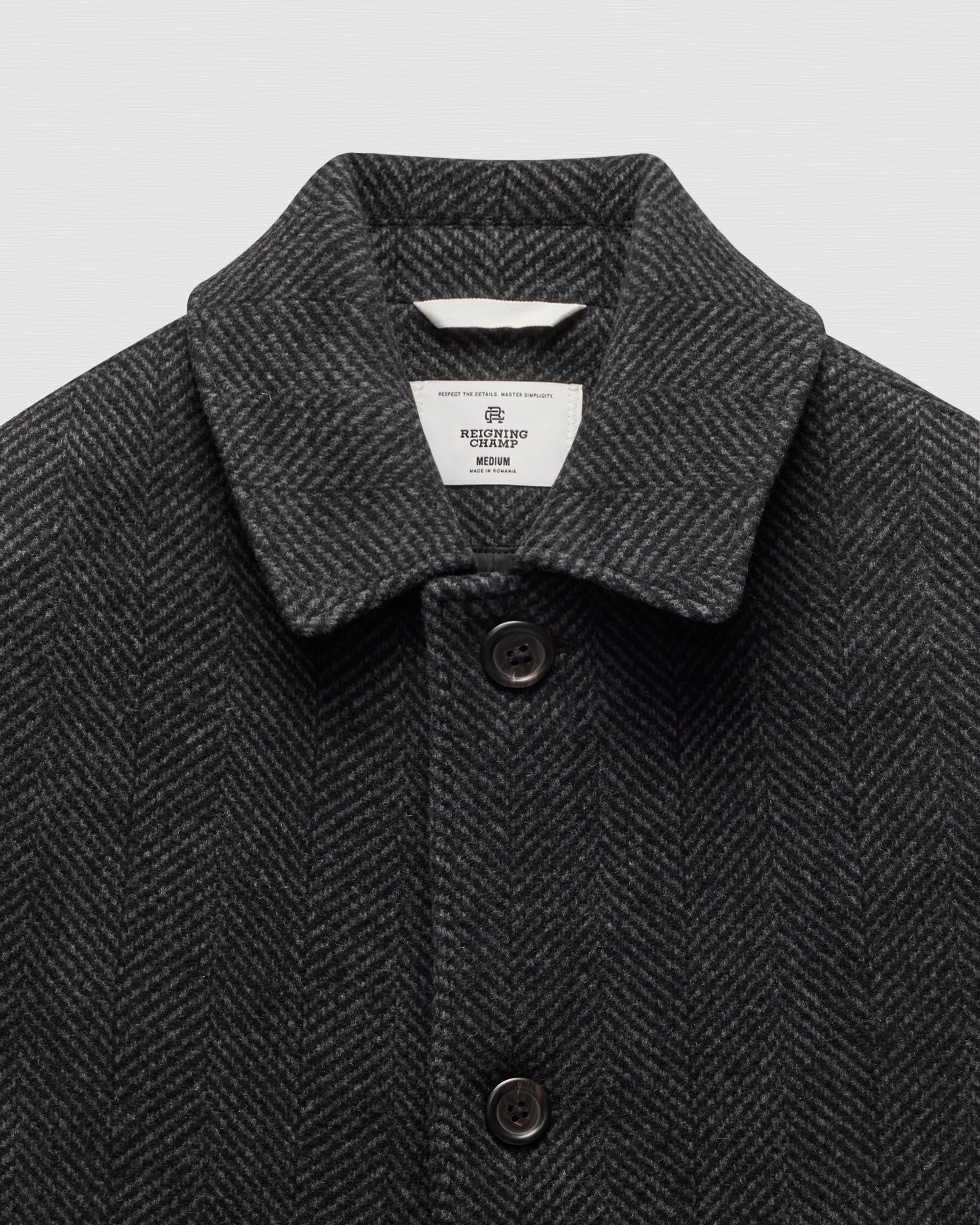 Wool Herringbone Scout Coat