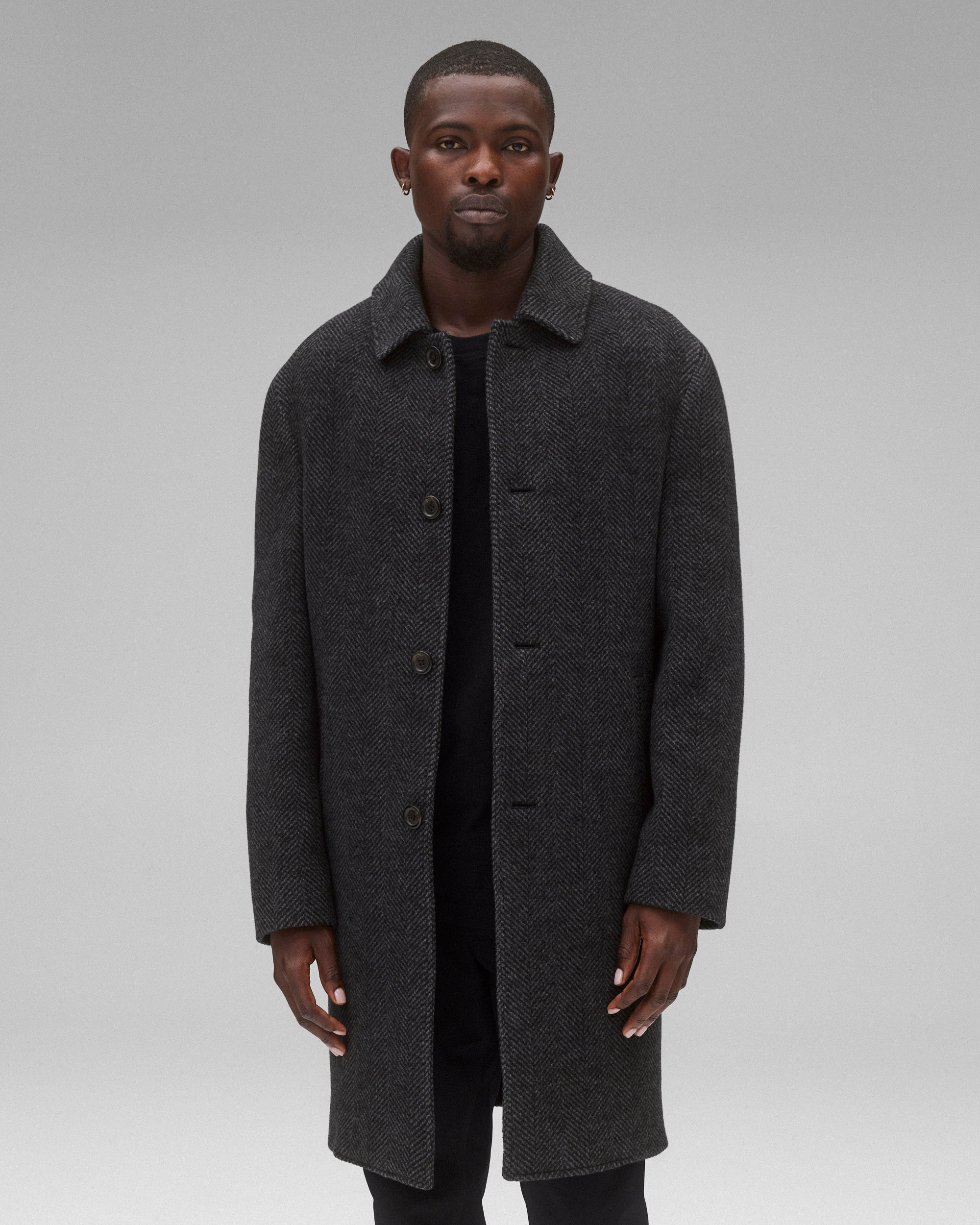 Wool Herringbone Scout Coat