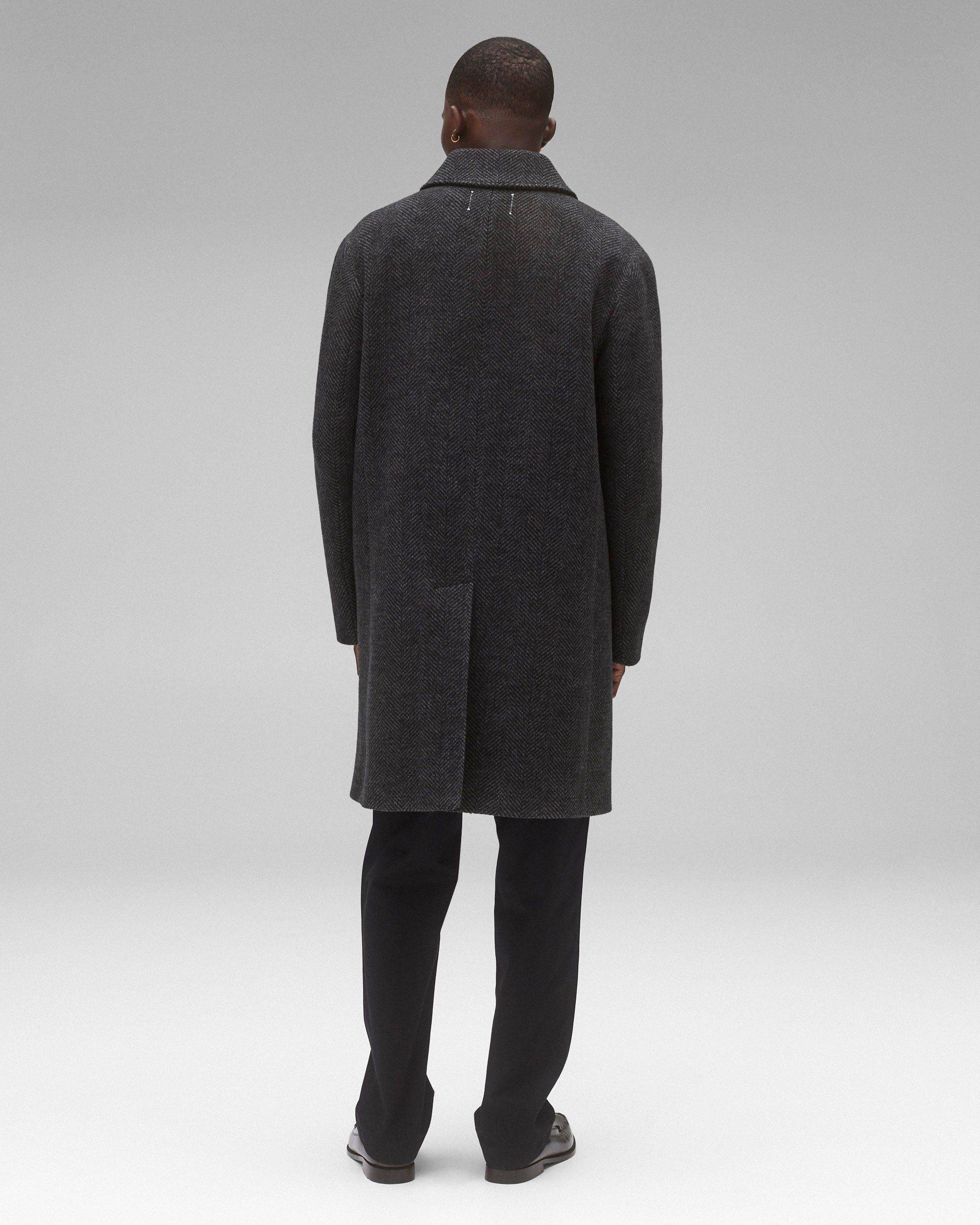 Wool Herringbone Scout Coat