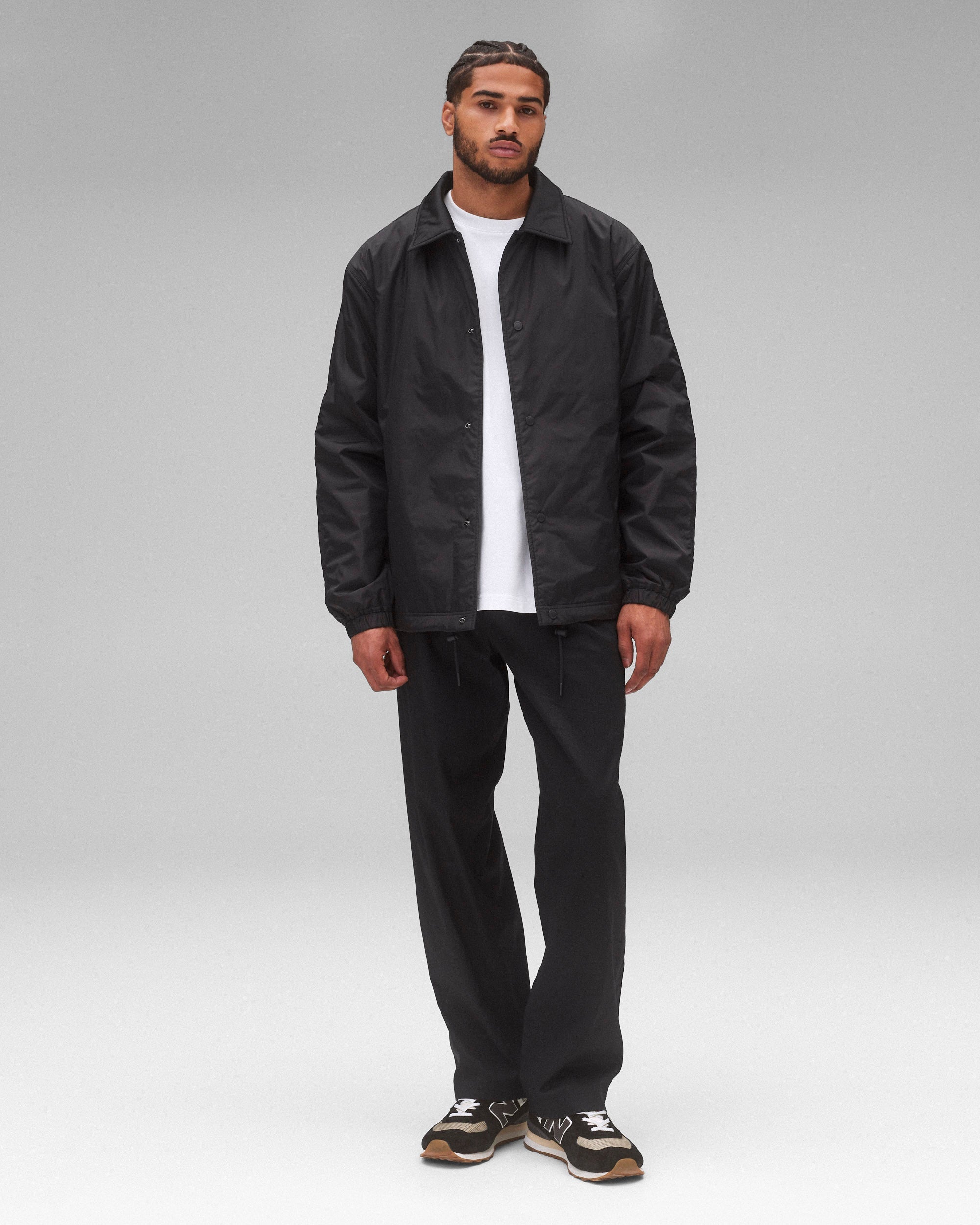 Econyl Satin Nylon Coach's Jacket