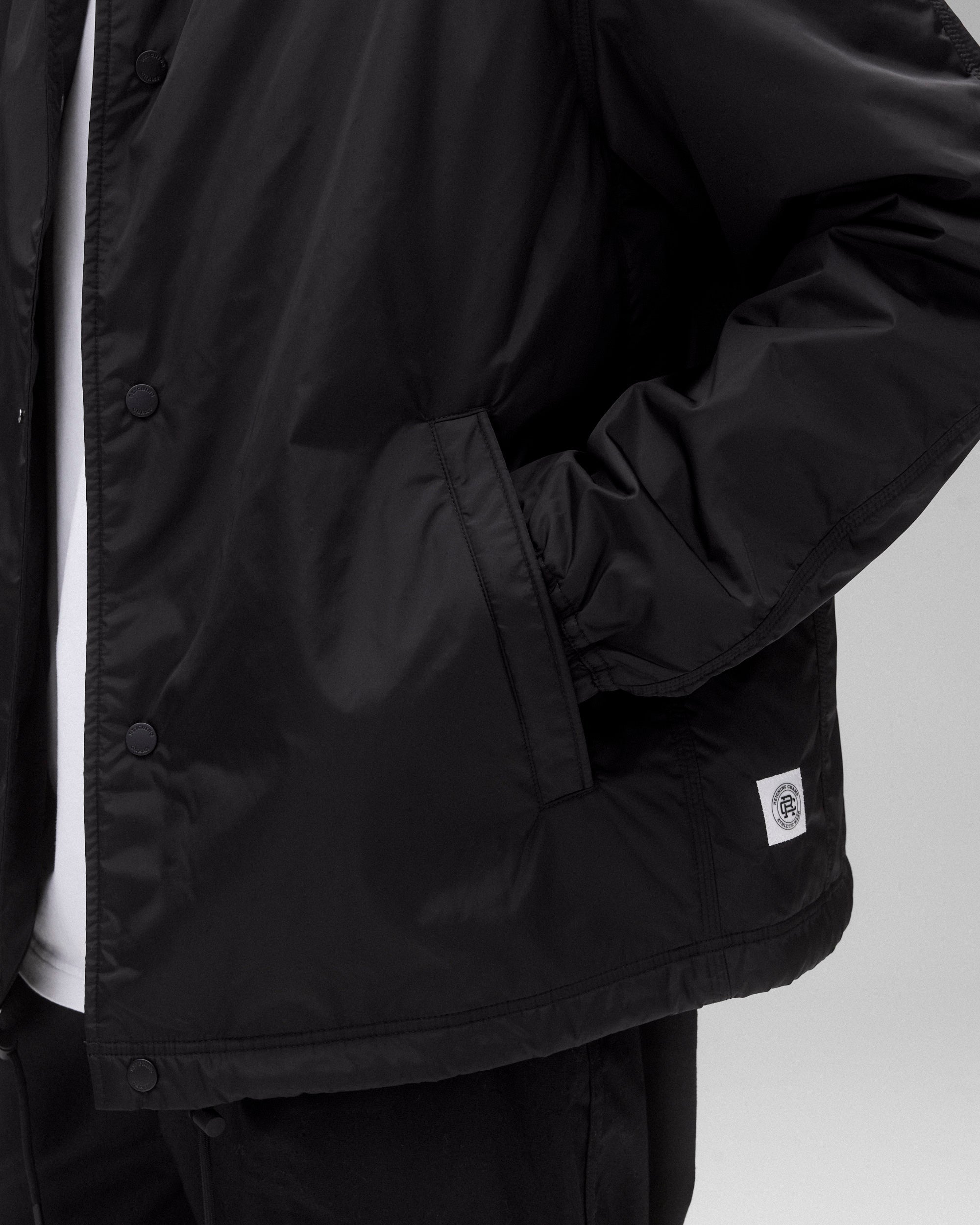 Econyl Satin Nylon Coach's Jacket