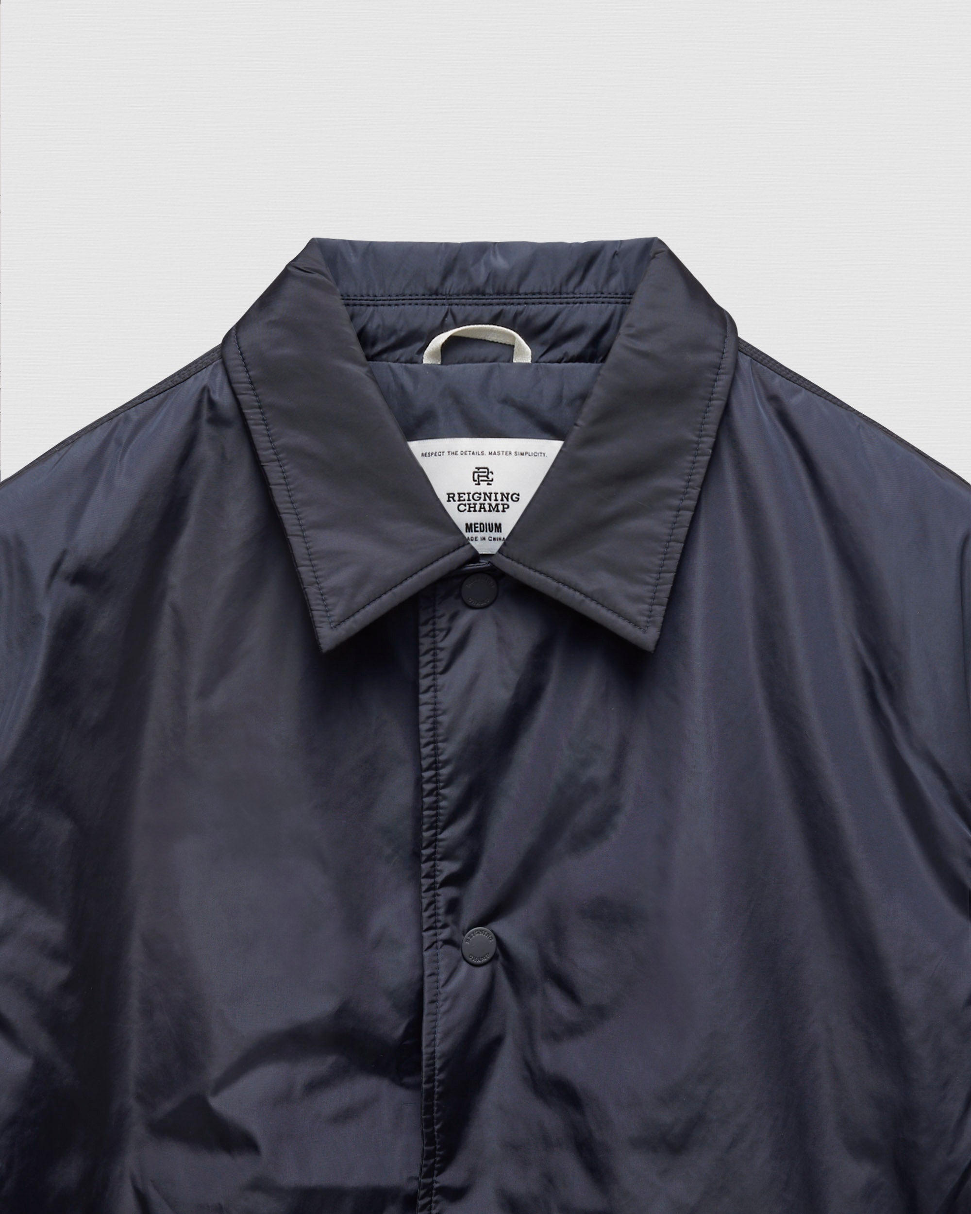 Econyl Satin Nylon Coach's Jacket