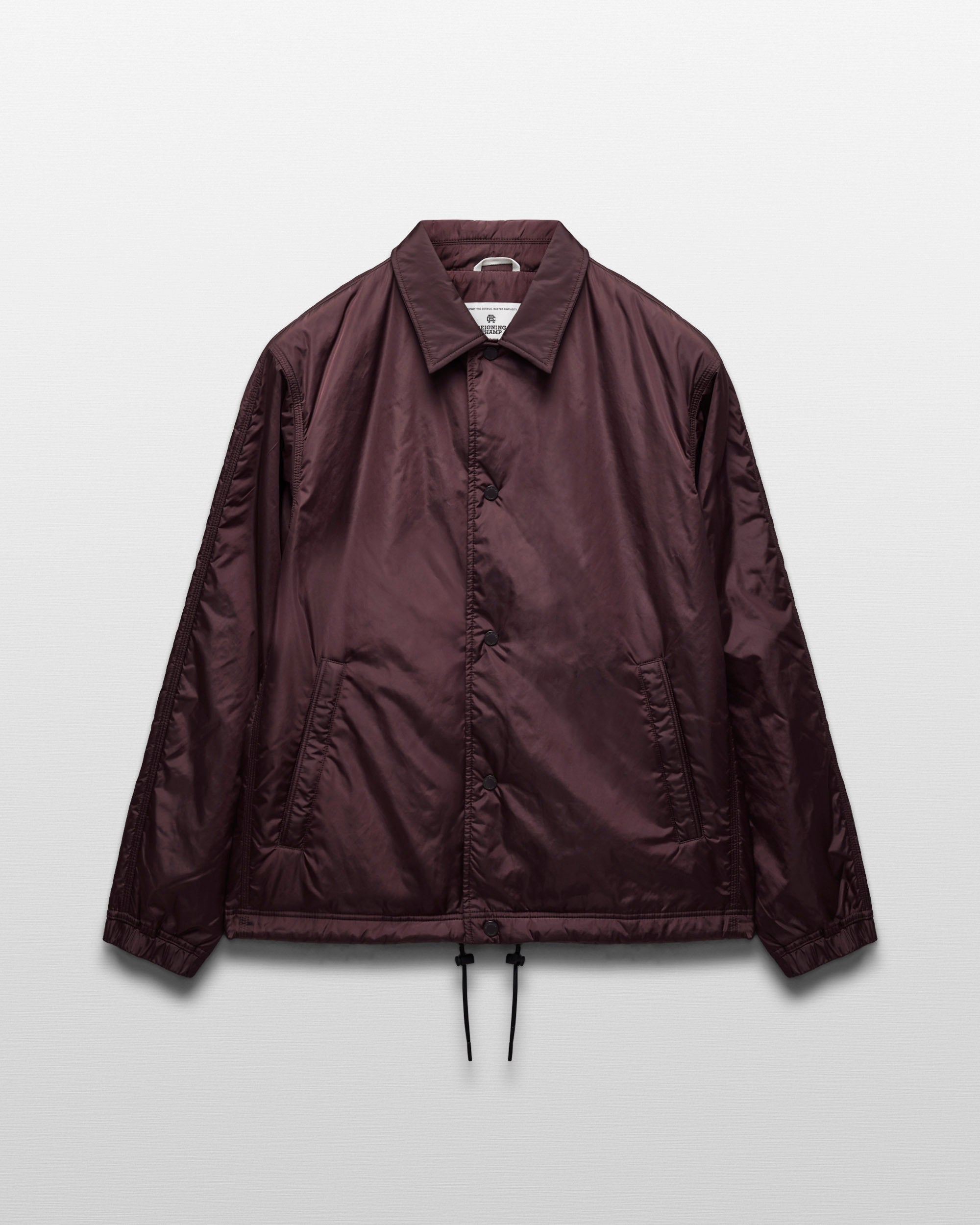 Econyl Satin Nylon Coach's Jacket