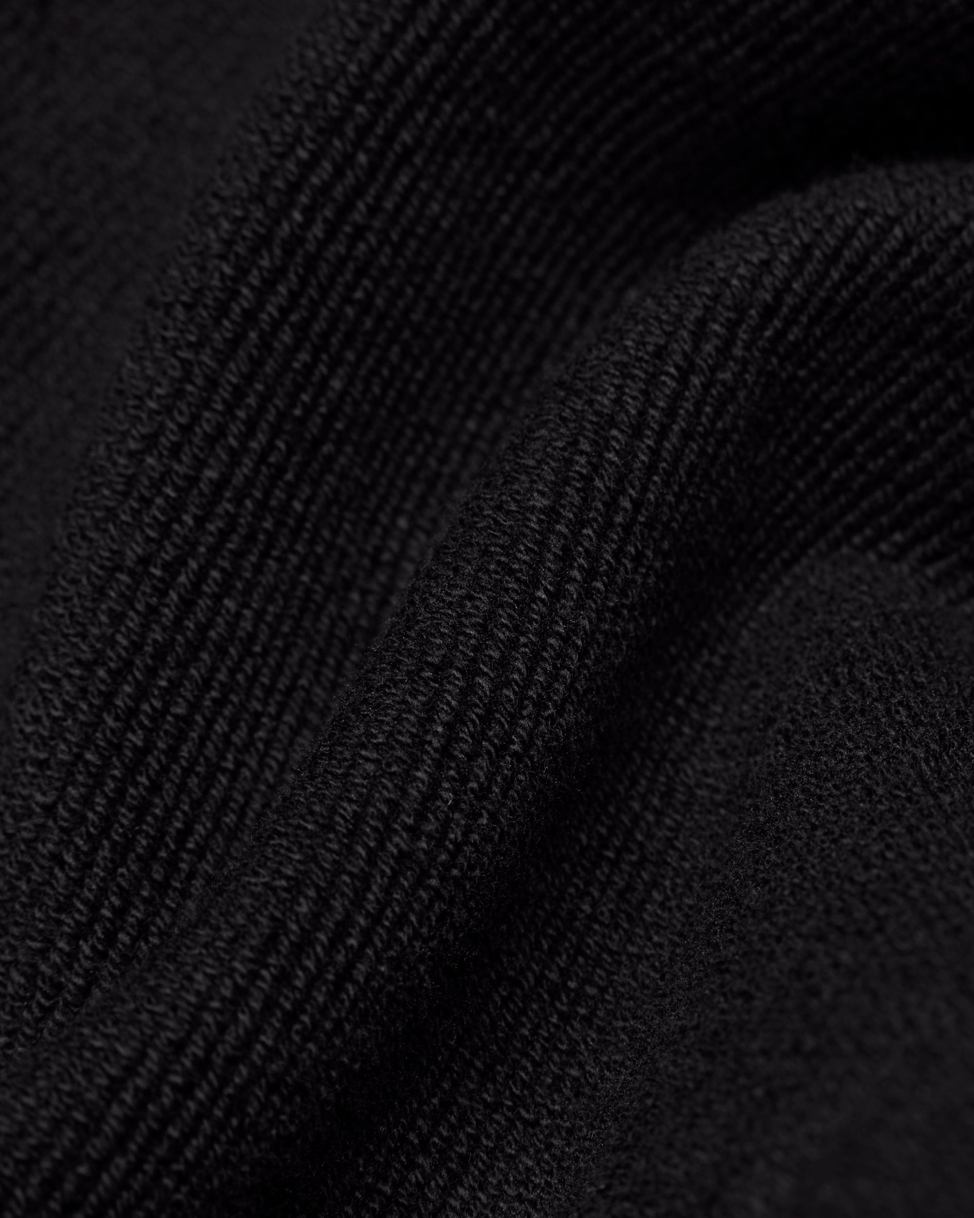 Kyoto Black Midweight Terry Slim Sweatpant