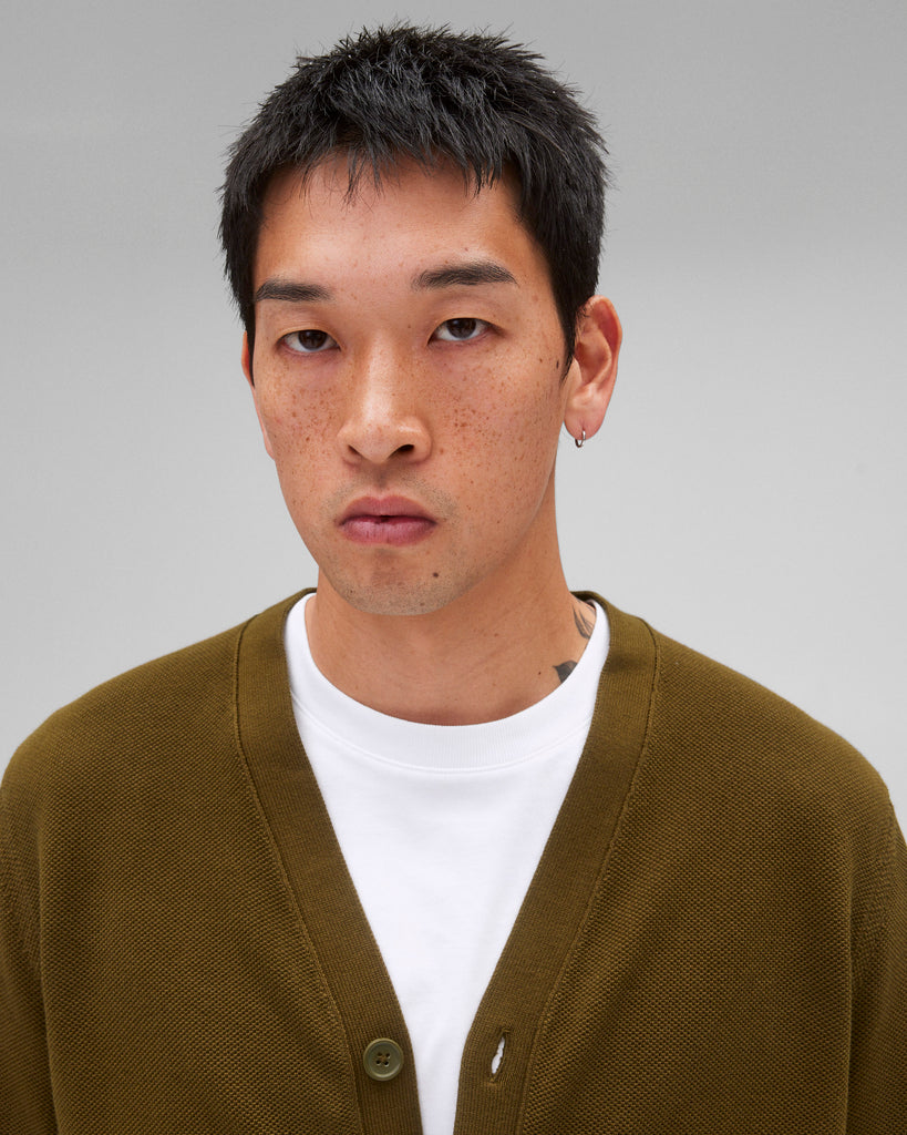●REIGNING CHAMP●Supima Piqueスーピマコットン カーディガン Reigning Champ | レイニングチャンプ】Supima Pique Ace