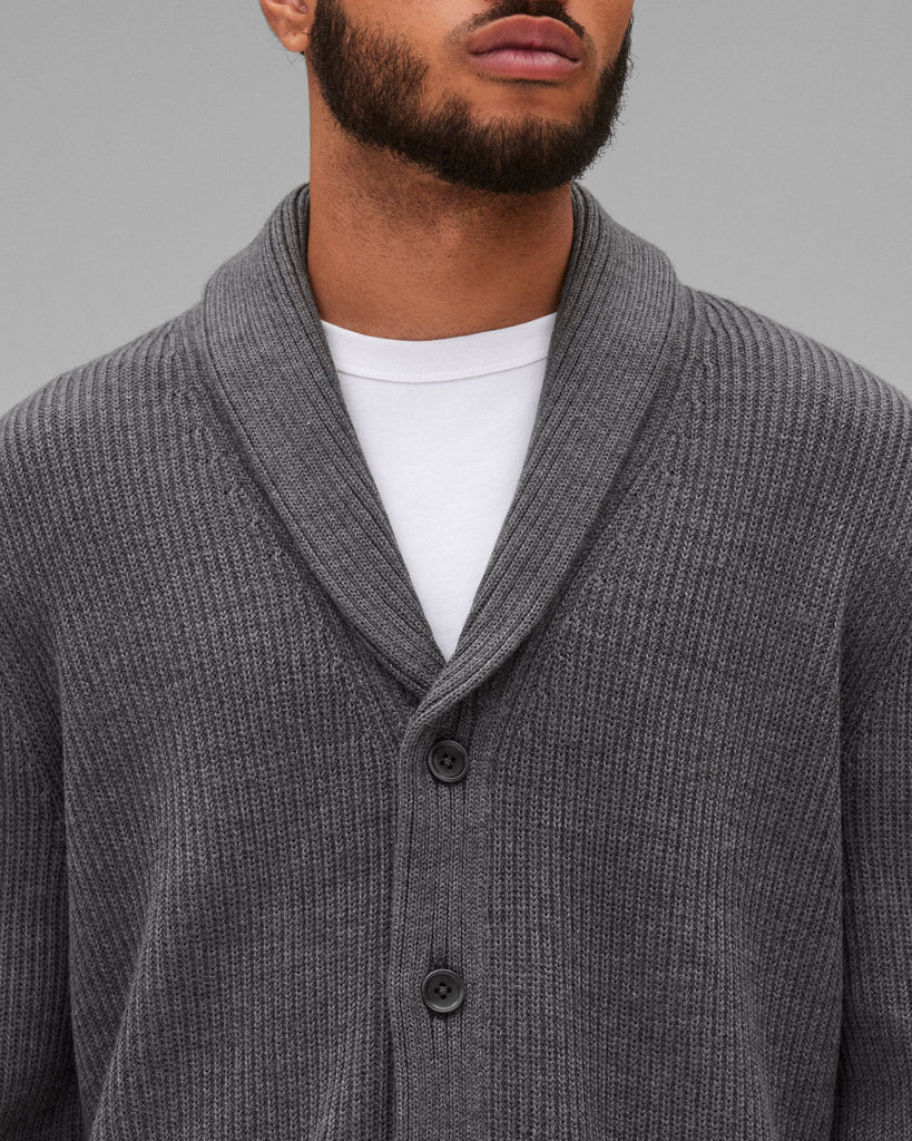 Reigning Champ | レイニングチャンプ】Merino Rib Vinnie Shawl Cardigan