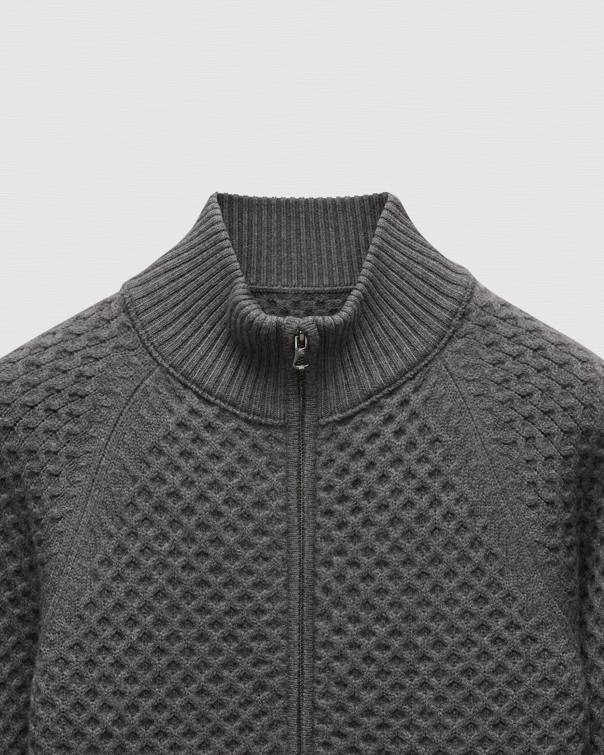 Merino Honeycomb Track Jacket