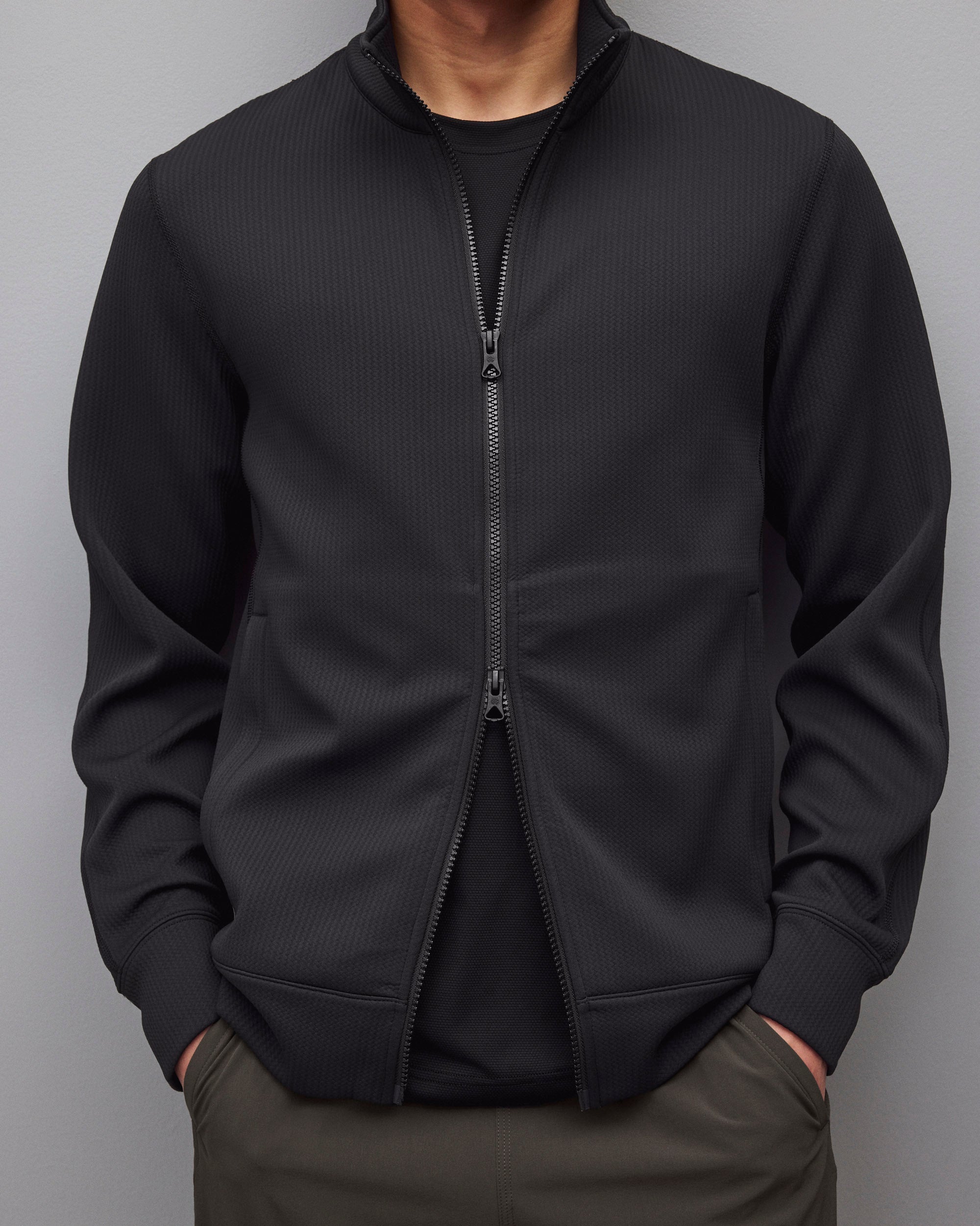 Double Knit Rally Slim Track Jacket