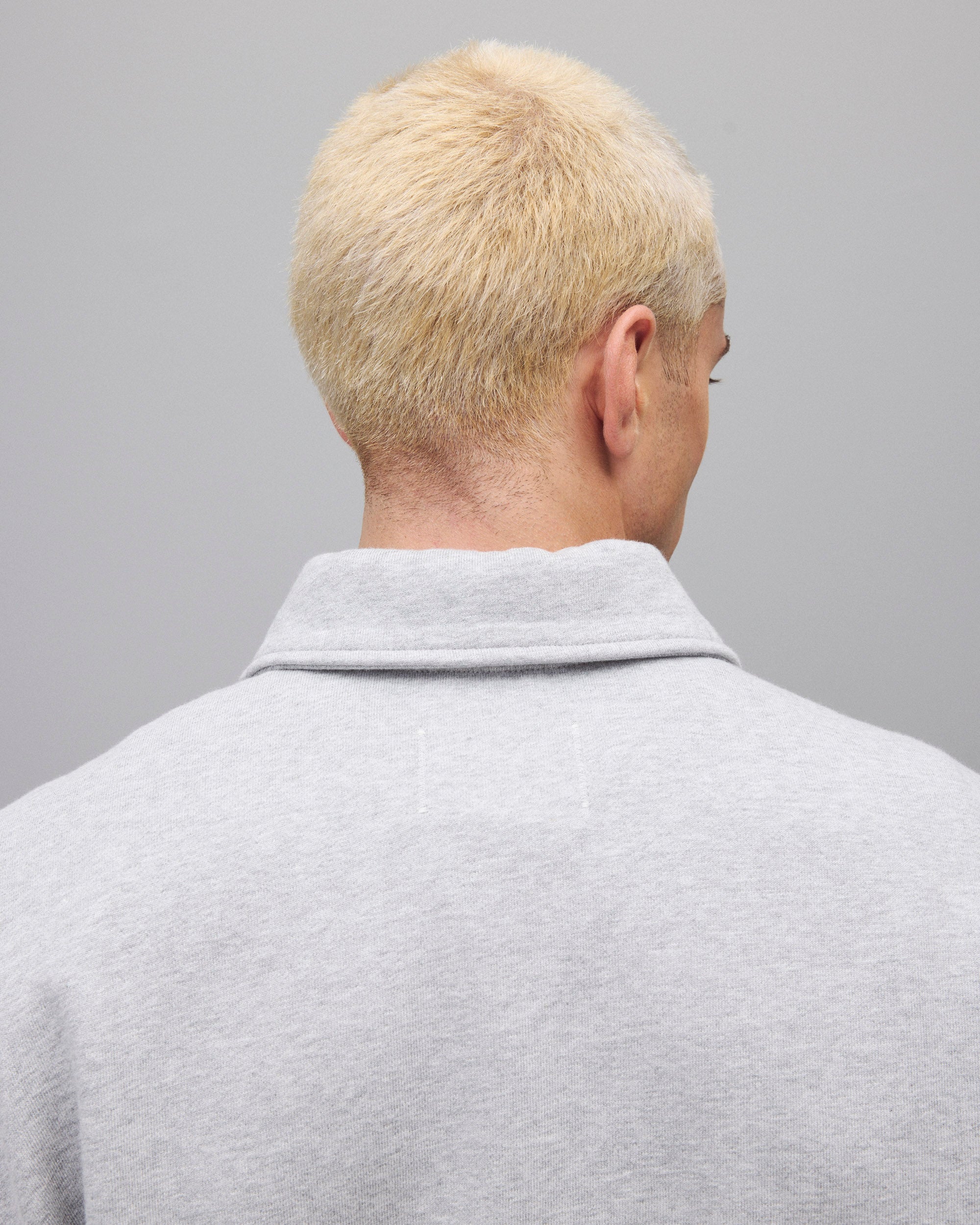 Brushed Fleece Relaxed Half Zip Sweatshirt