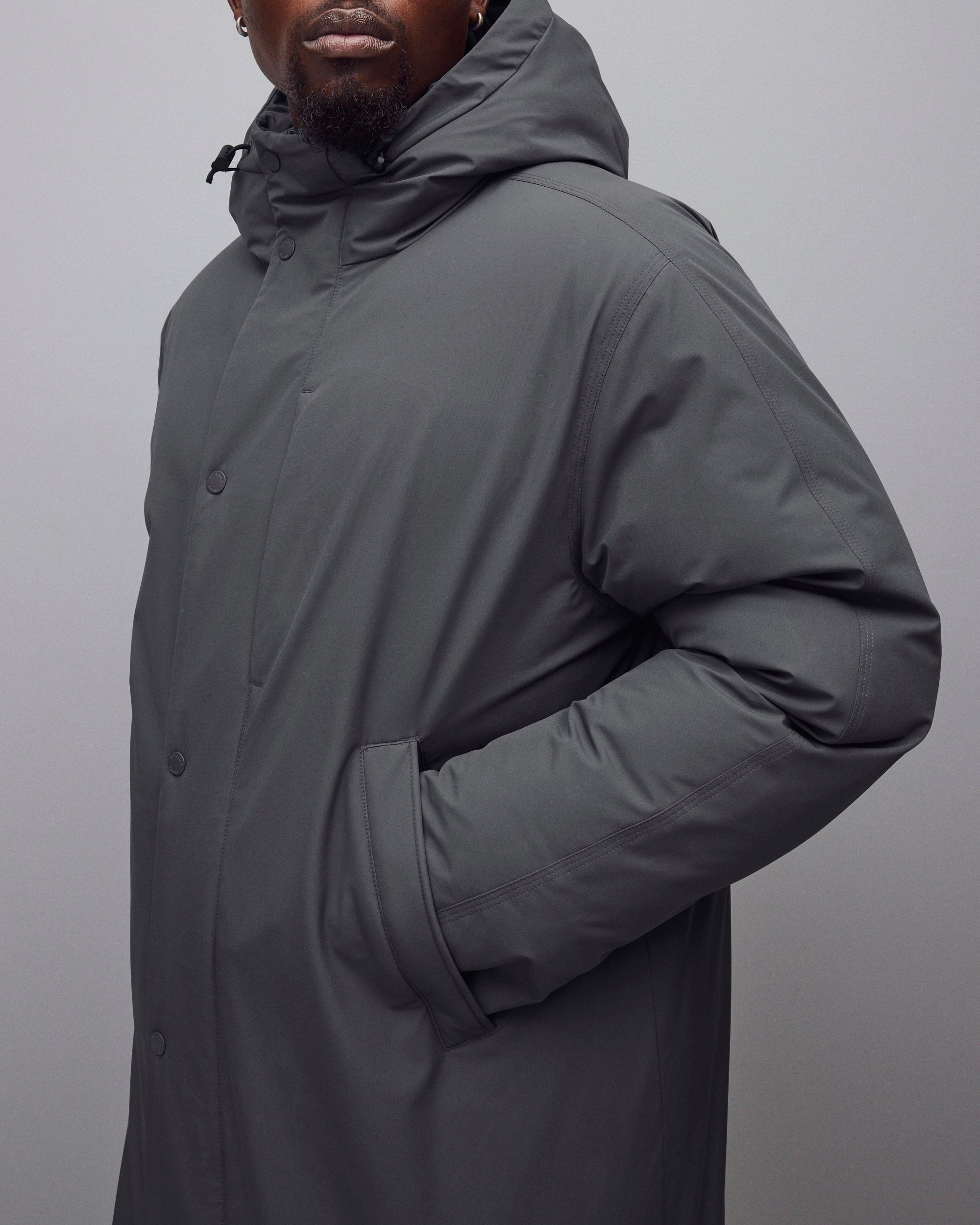 Tech Nylon Sideline Down Parka
