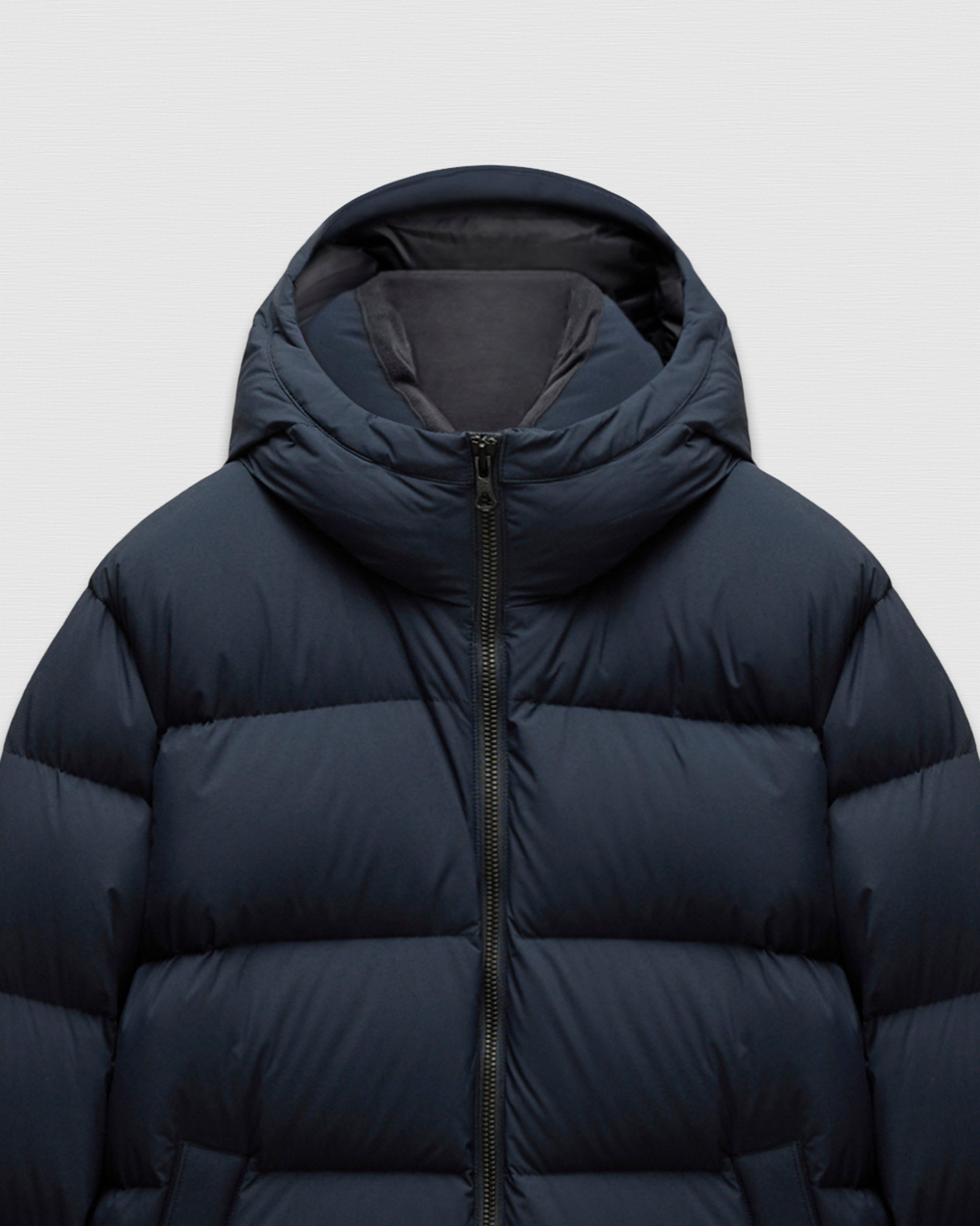 Matte Ripstop Franchise Hooded Down Jacket