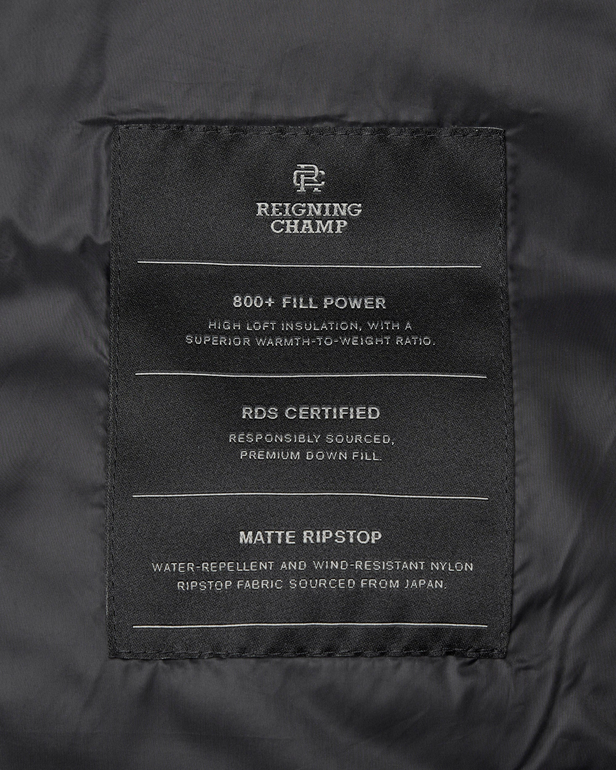 Matte Ripstop Franchise Hooded Down Jacket