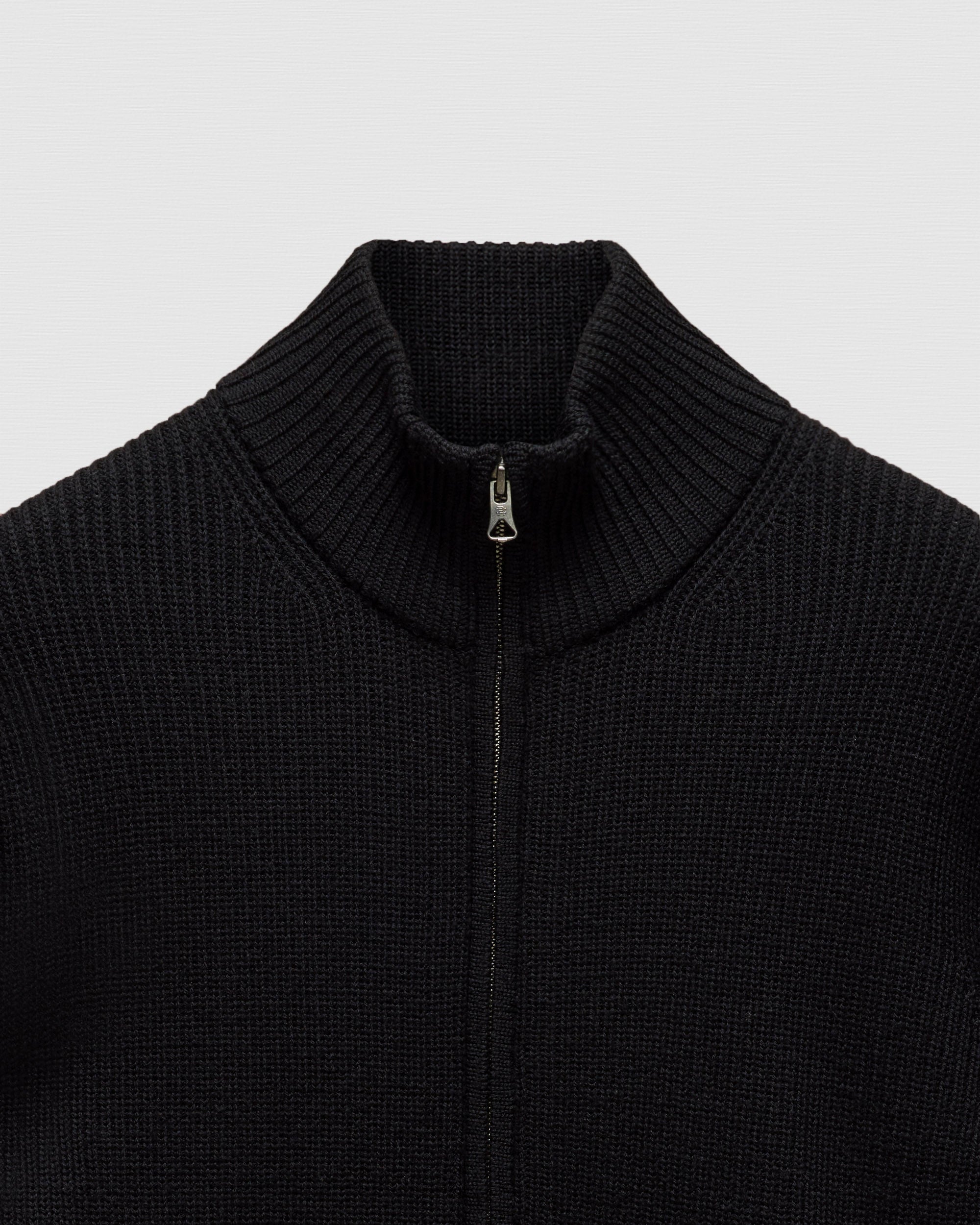 Merino Rib Vinnie Track Jacket