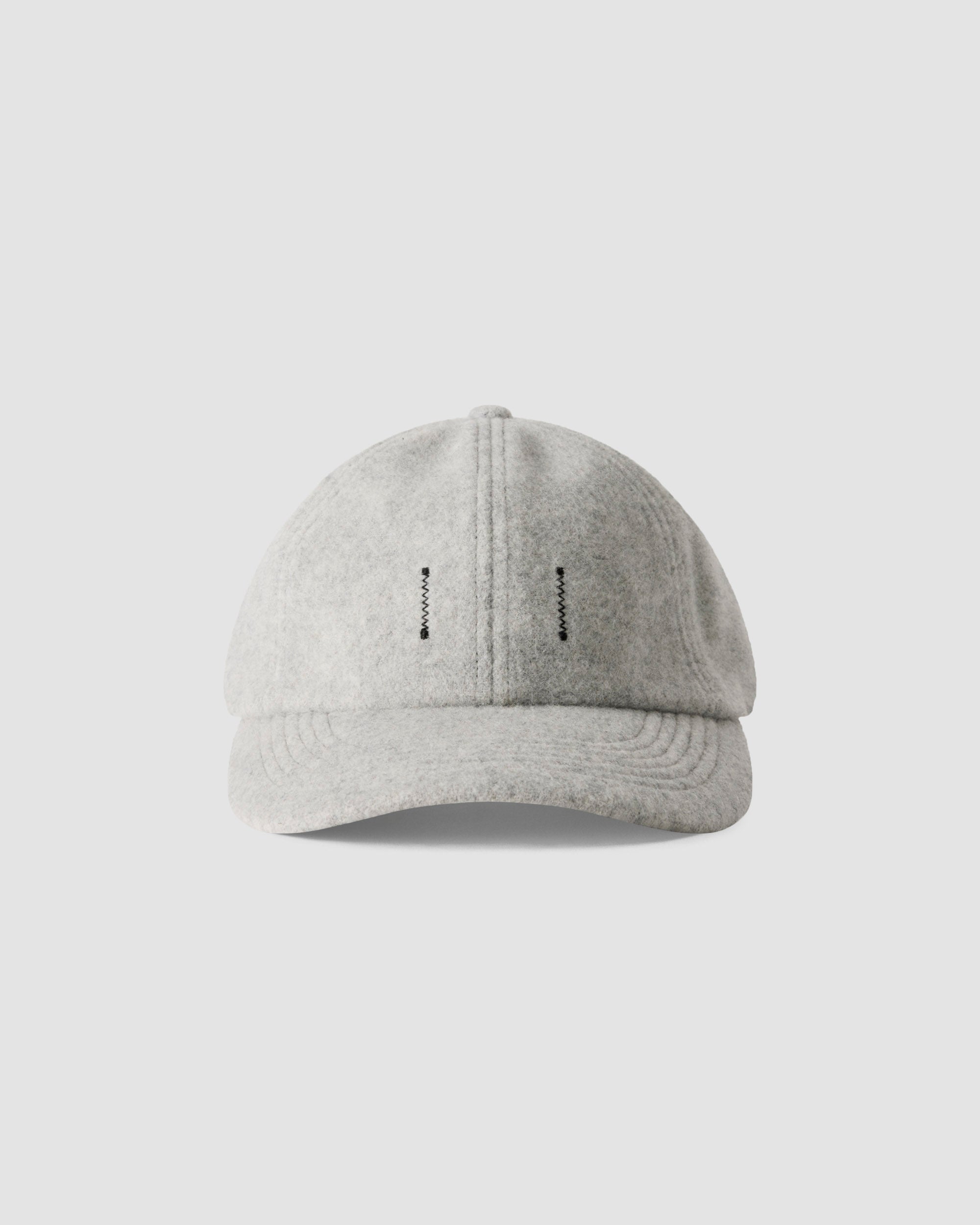 Wool Leather Strapback Cap