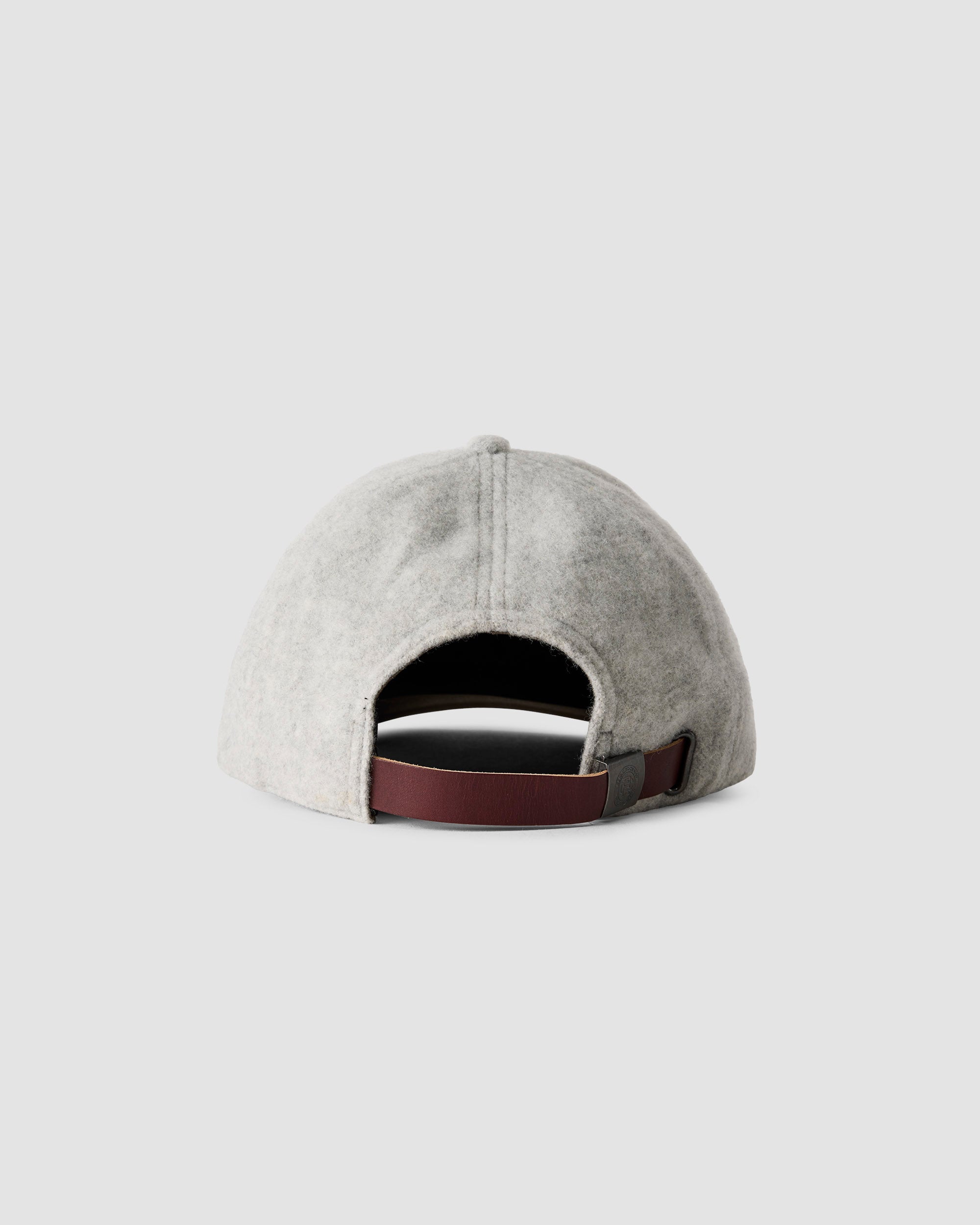 Wool Leather Strapback Cap