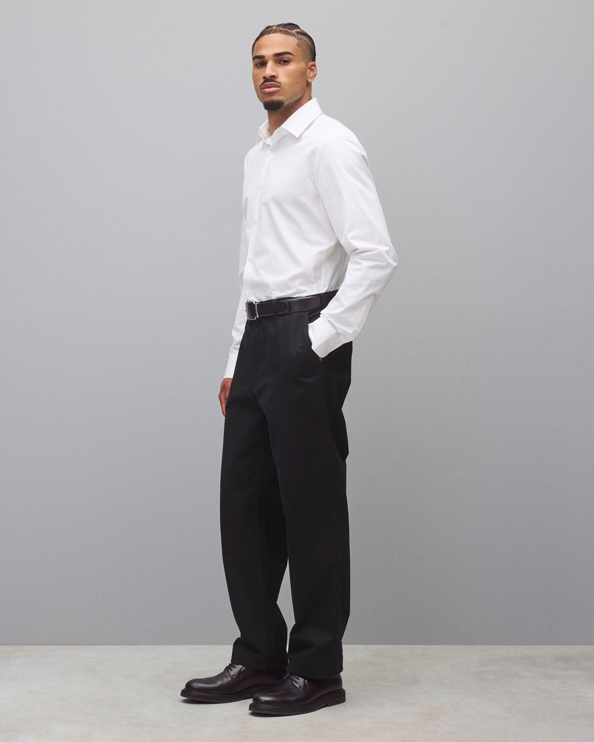 Cotton Poplin Whitney Slim Shirt