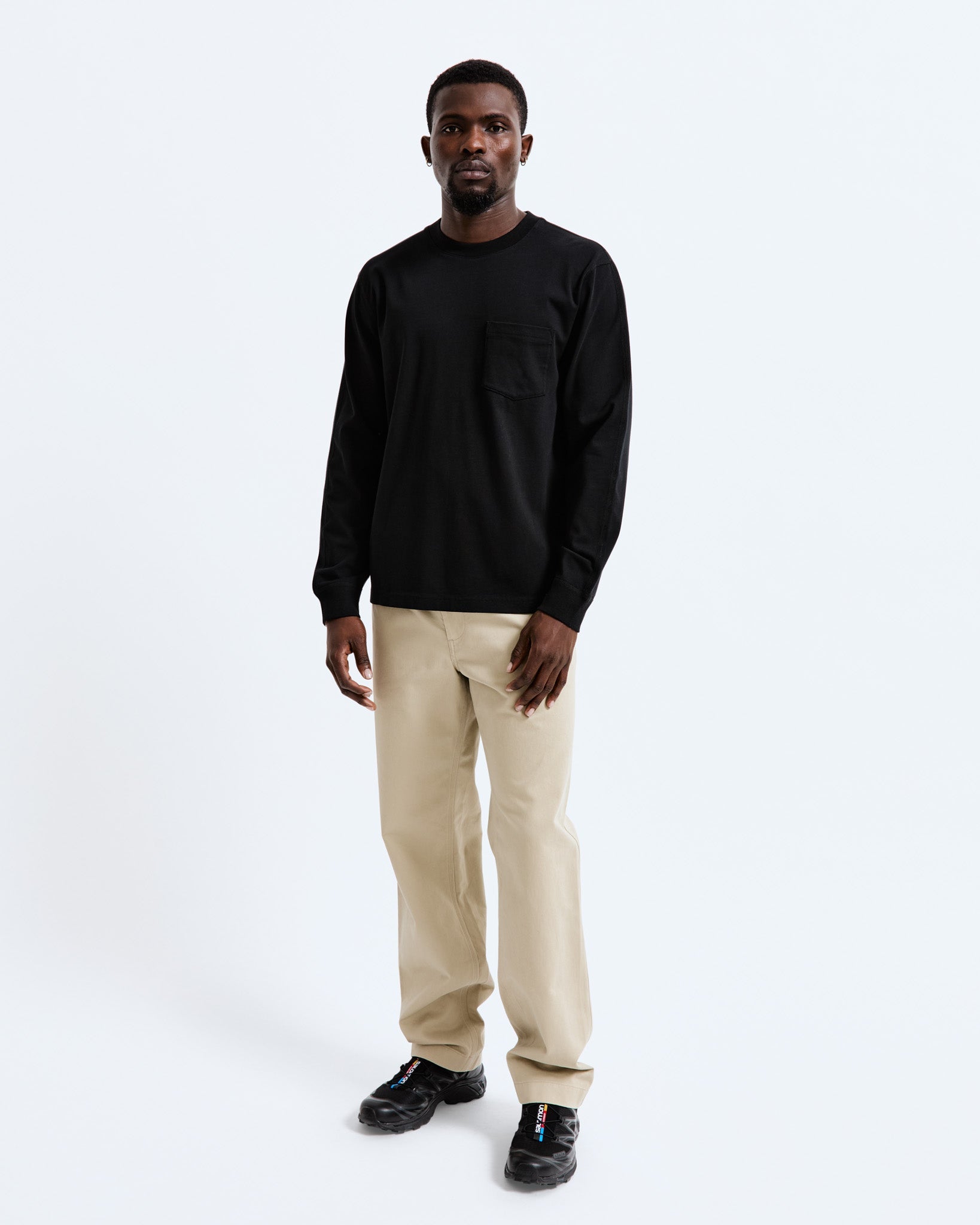 Midweight Jersey Standard Pocket Long Sleeve