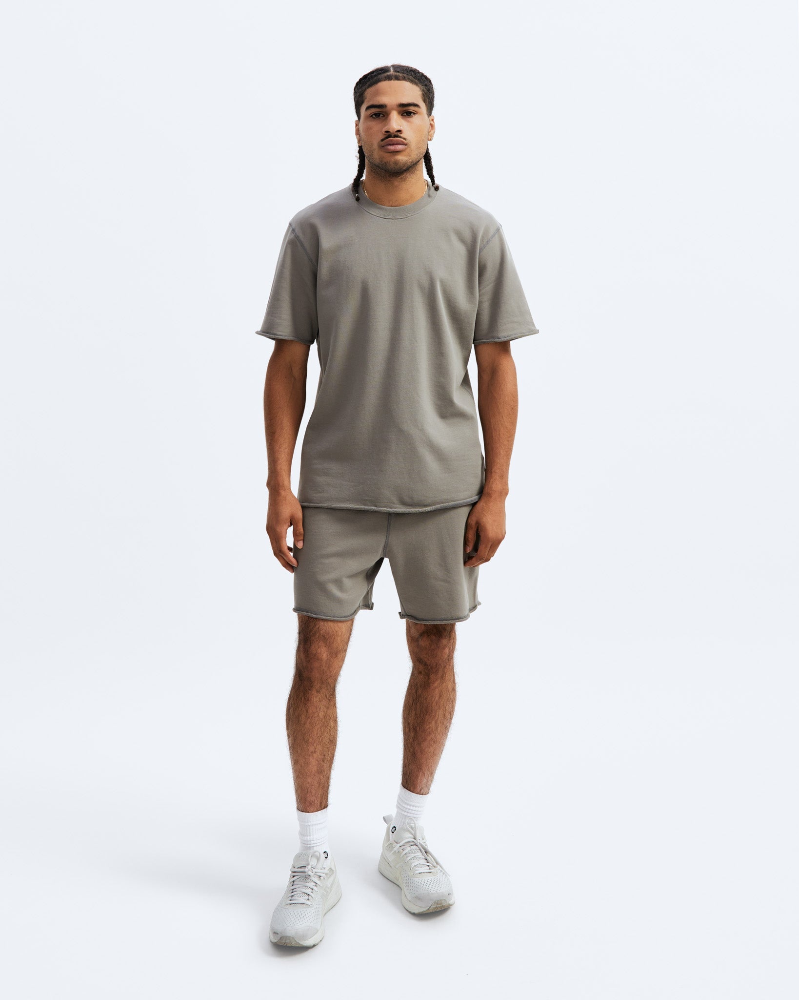 Lightweight Terry Cut-Off T-shirt