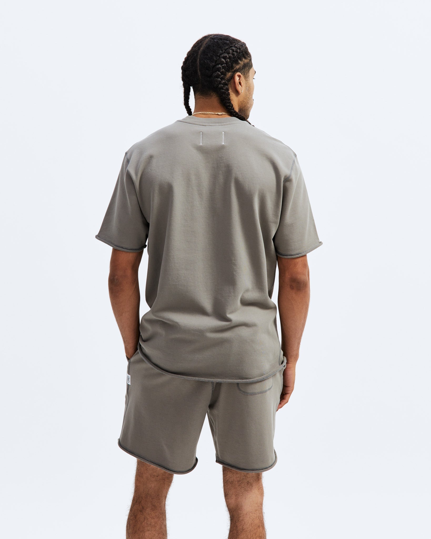 Lightweight Terry Cut-Off T-shirt
