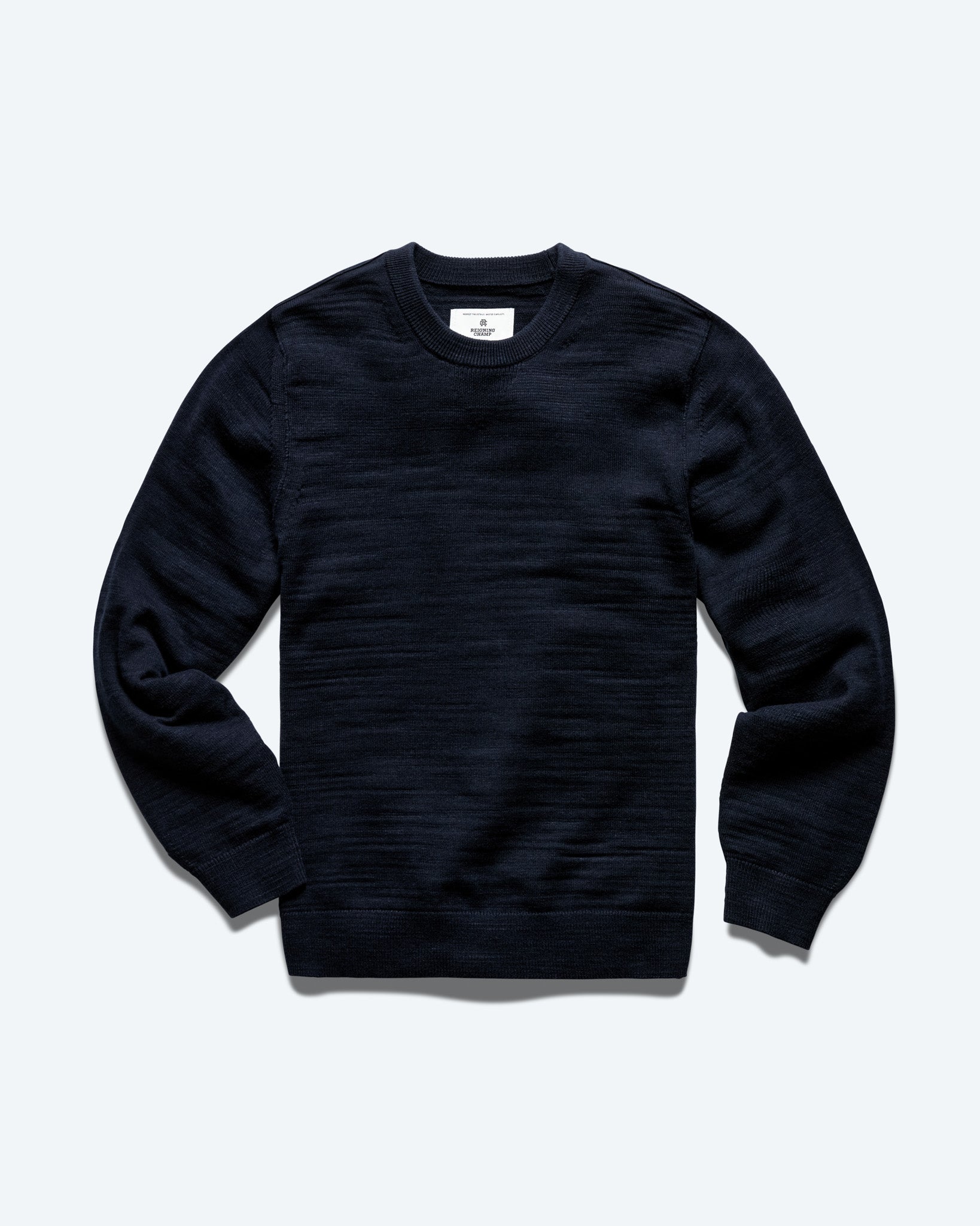 Cotton Slub Laurel Crewneck