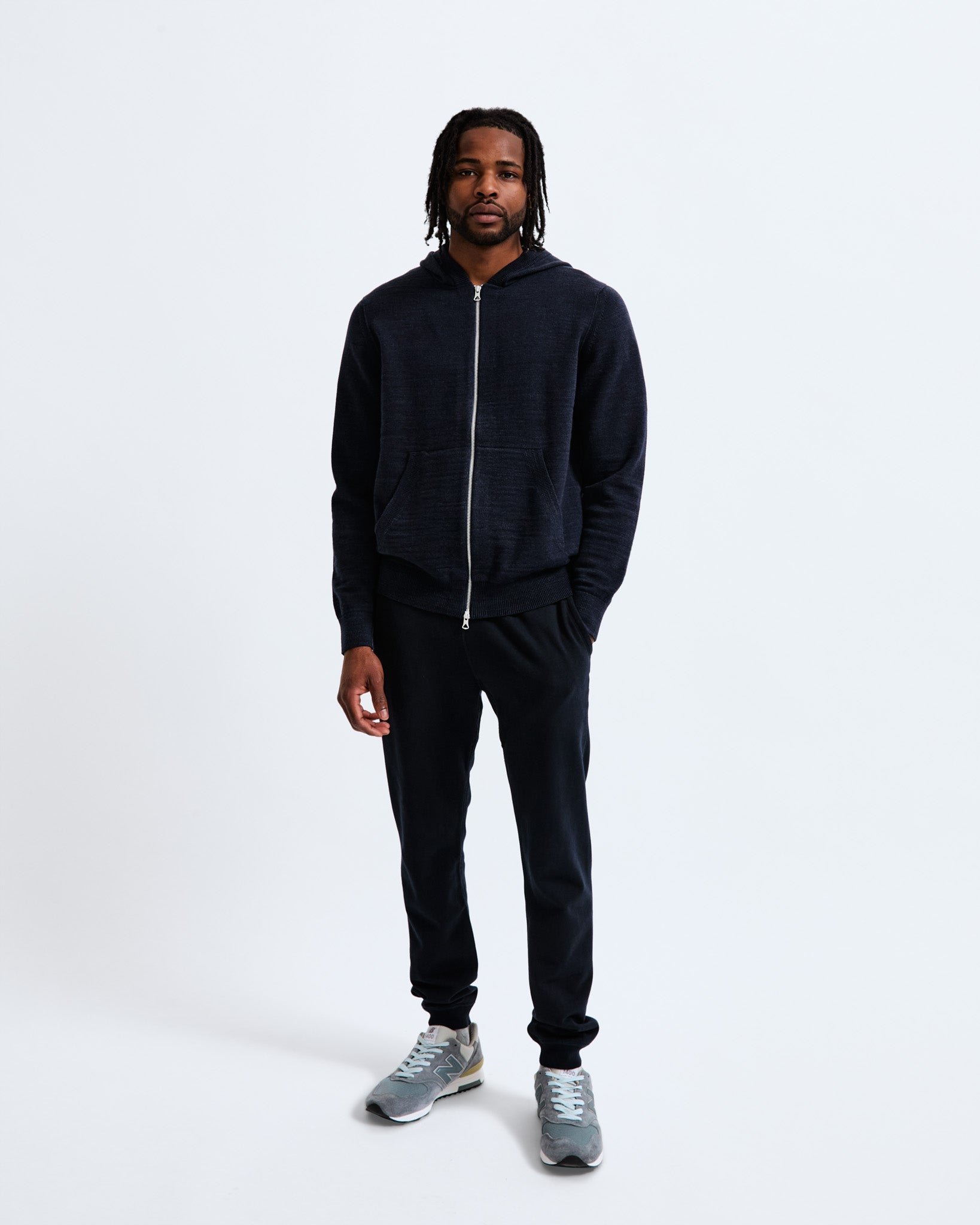 Cotton Slub Laurel Full Zip Hoodie