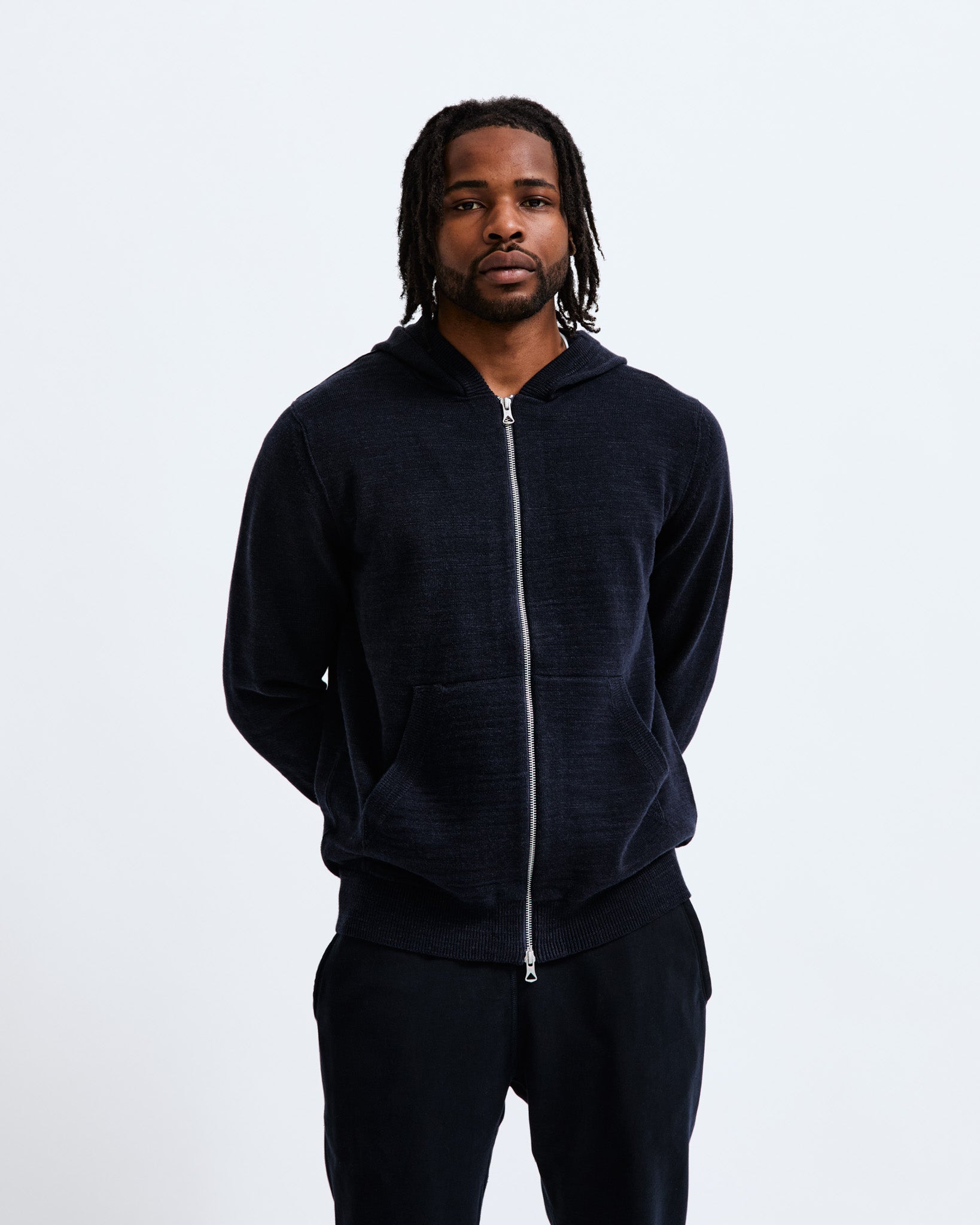 Cotton Slub Laurel Full Zip Hoodie