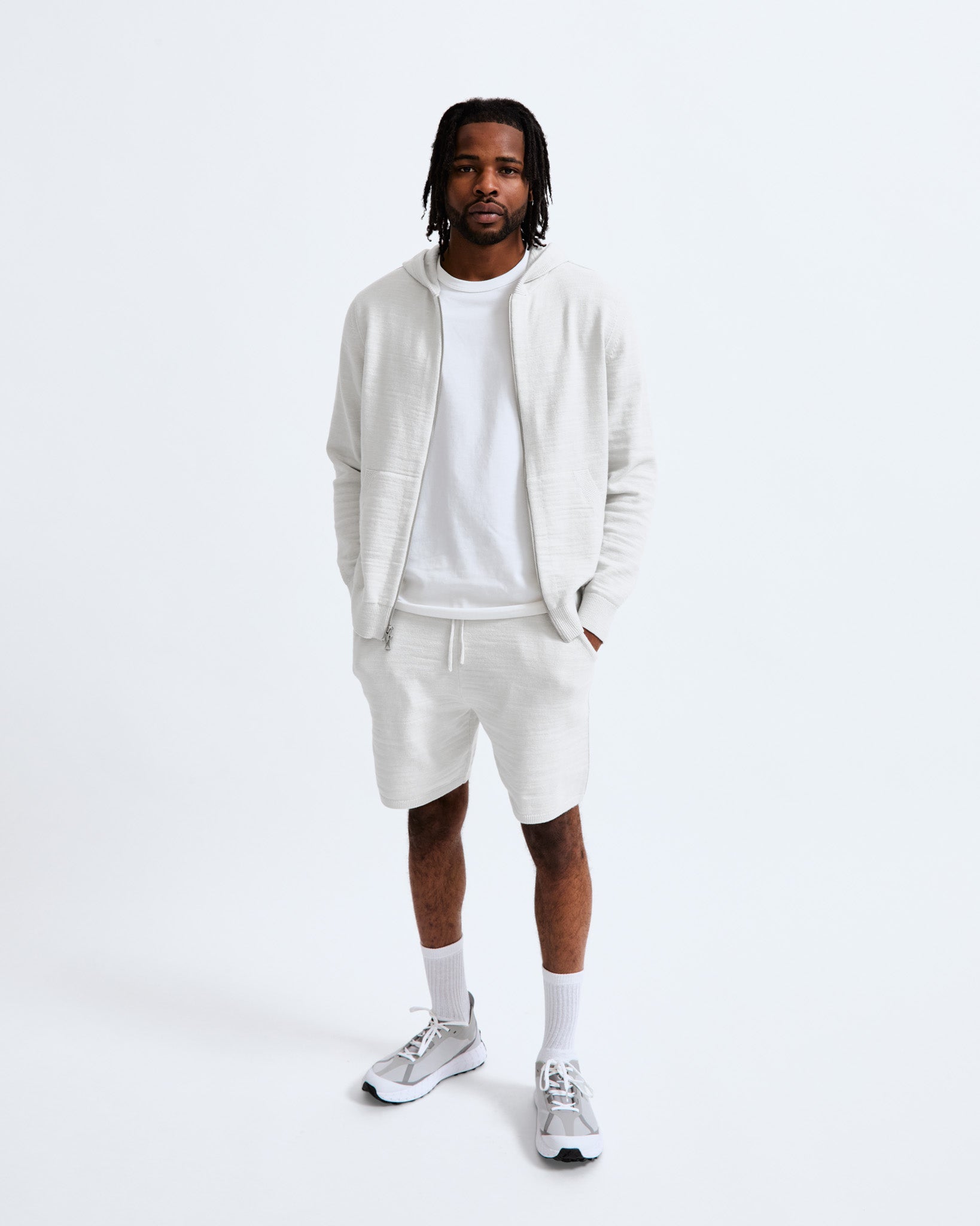 Cotton Slub Laurel Full Zip Hoodie