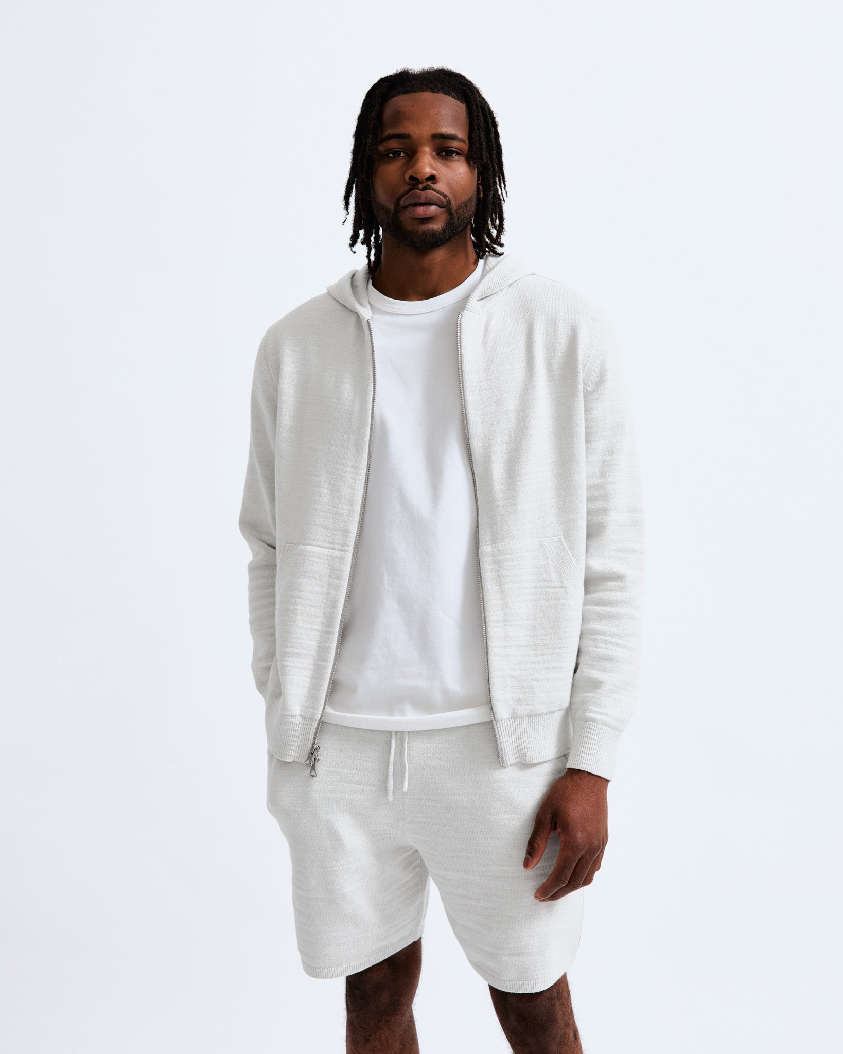 Cotton Slub Laurel Full Zip Hoodie