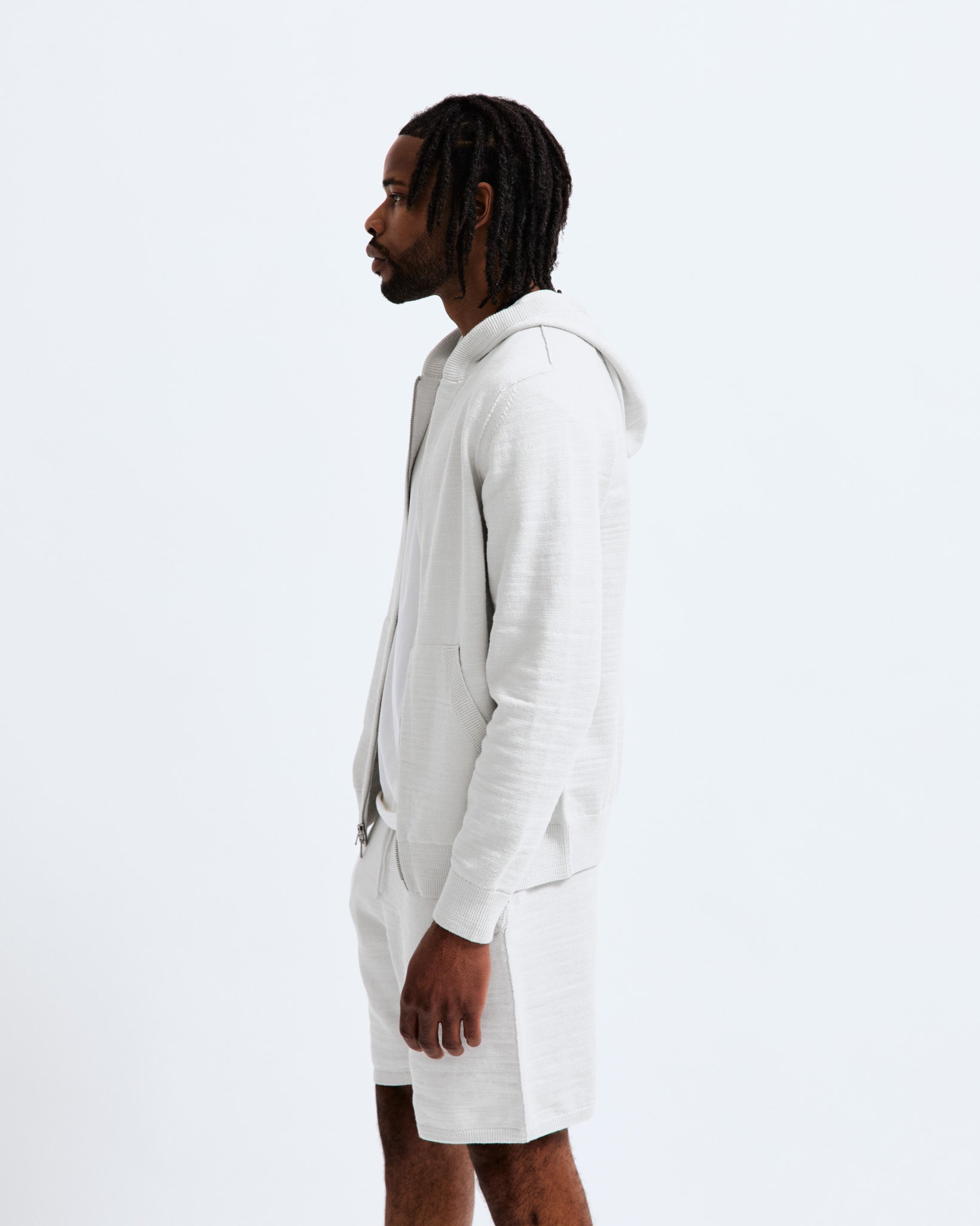 Cotton Slub Laurel Full Zip Hoodie