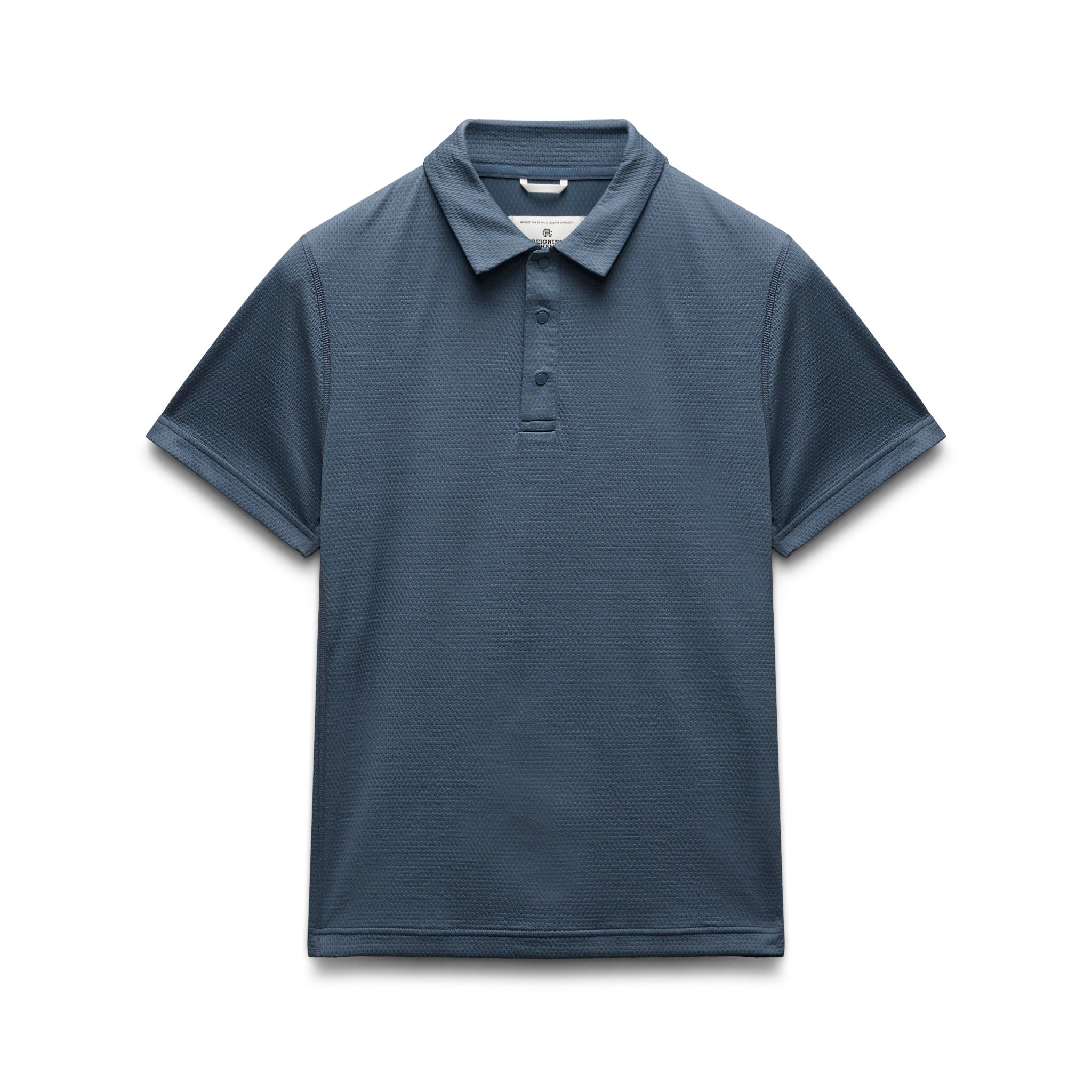 MESH SPONSORED MOCK TEE WHITE – RUFFLOG