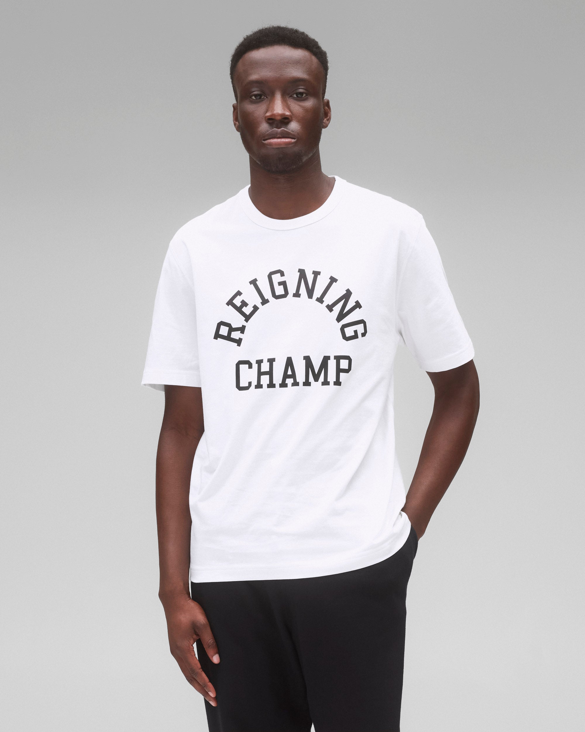 Lightweight Jersey Arch Logo Standard T-Shirt