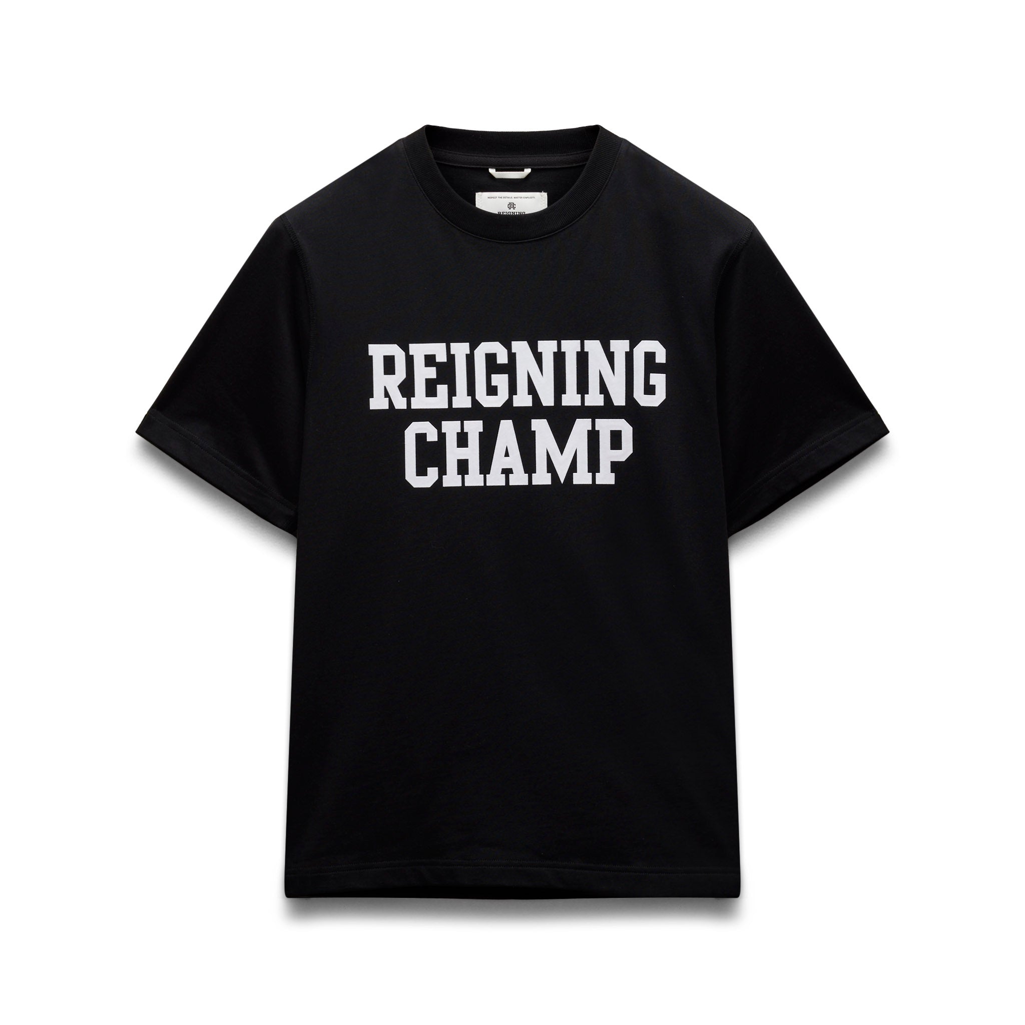 【Reigning Champ】Sprayロゴ・半袖コットンＴシャツ Men's T-shirts | Reigning Champ JP