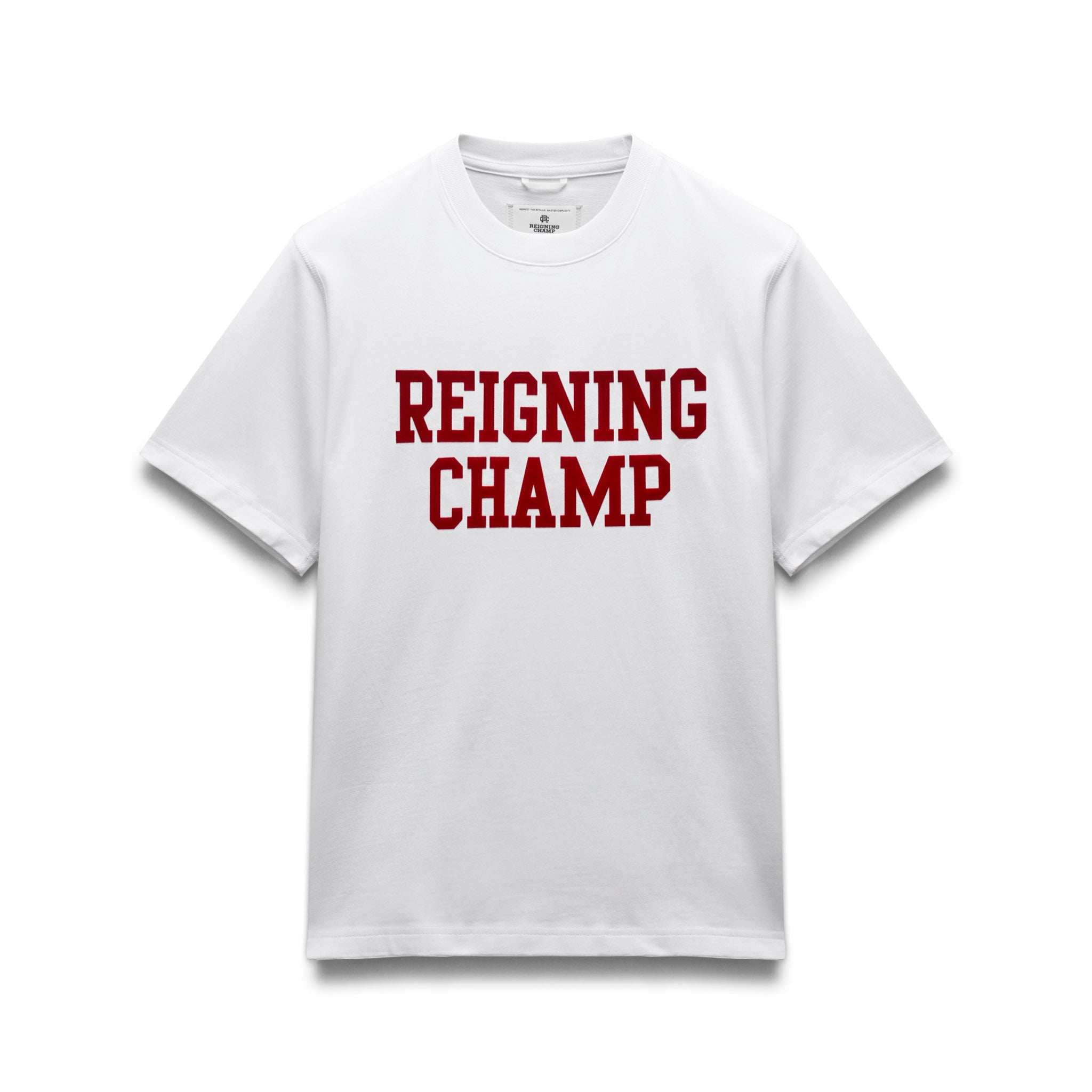 スプレーグラフィックロゴ☆【Reigning Champ】半袖 Tシャツ Graphic T-shirt | Reigning Champ JP