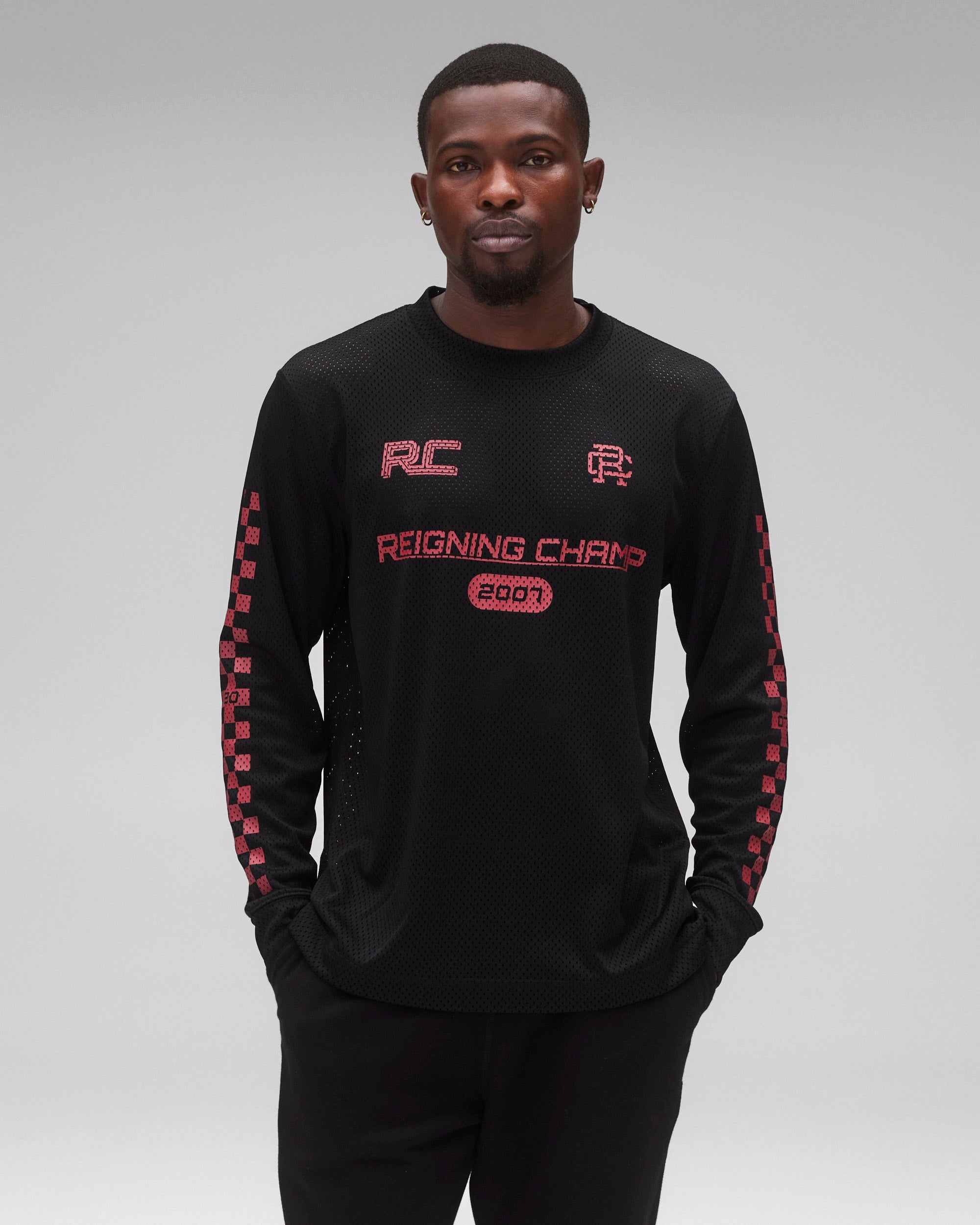 Athletic Mesh Racing Standard Long Sleeve