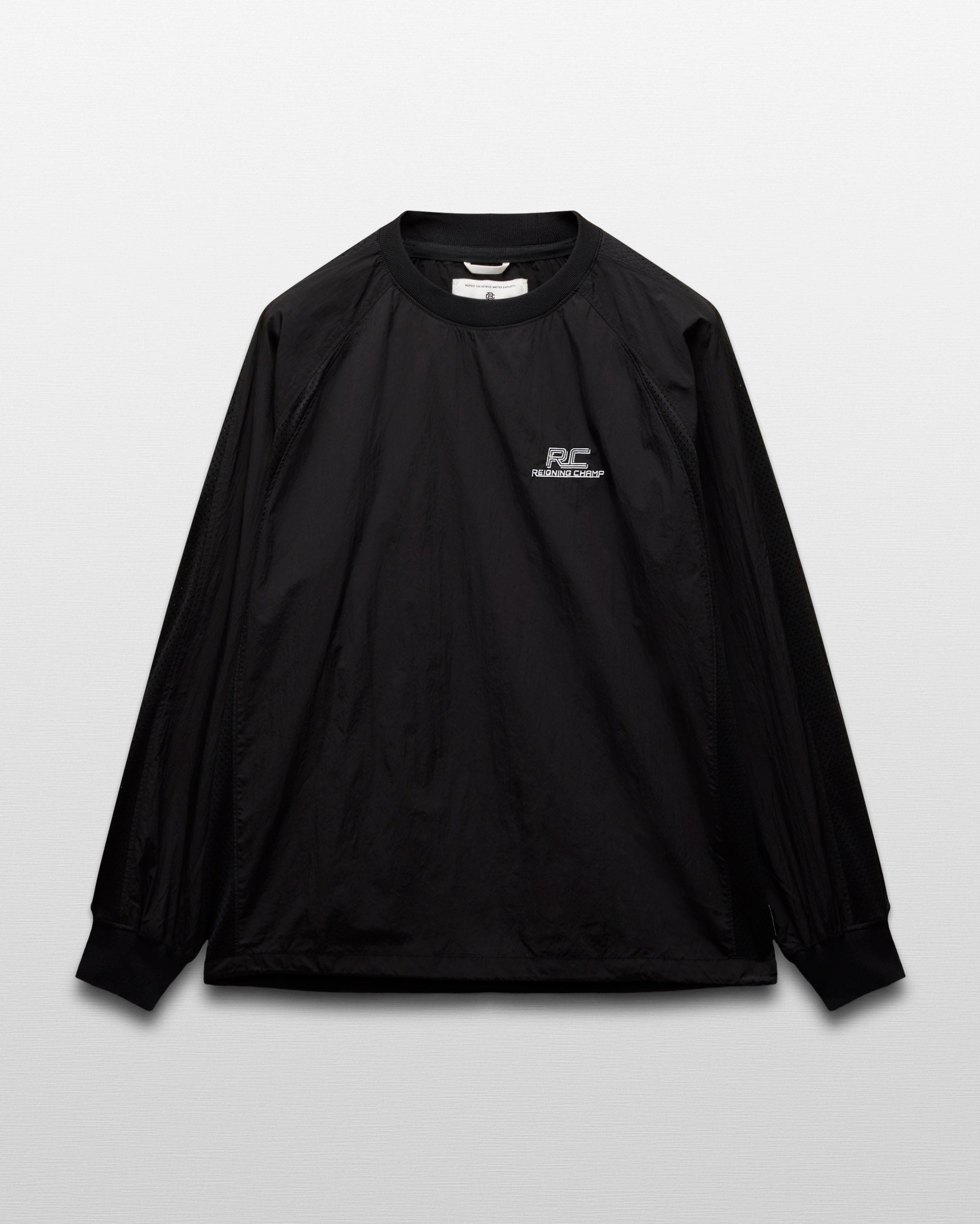 Crinkle Nylon Radar Standard Crewneck