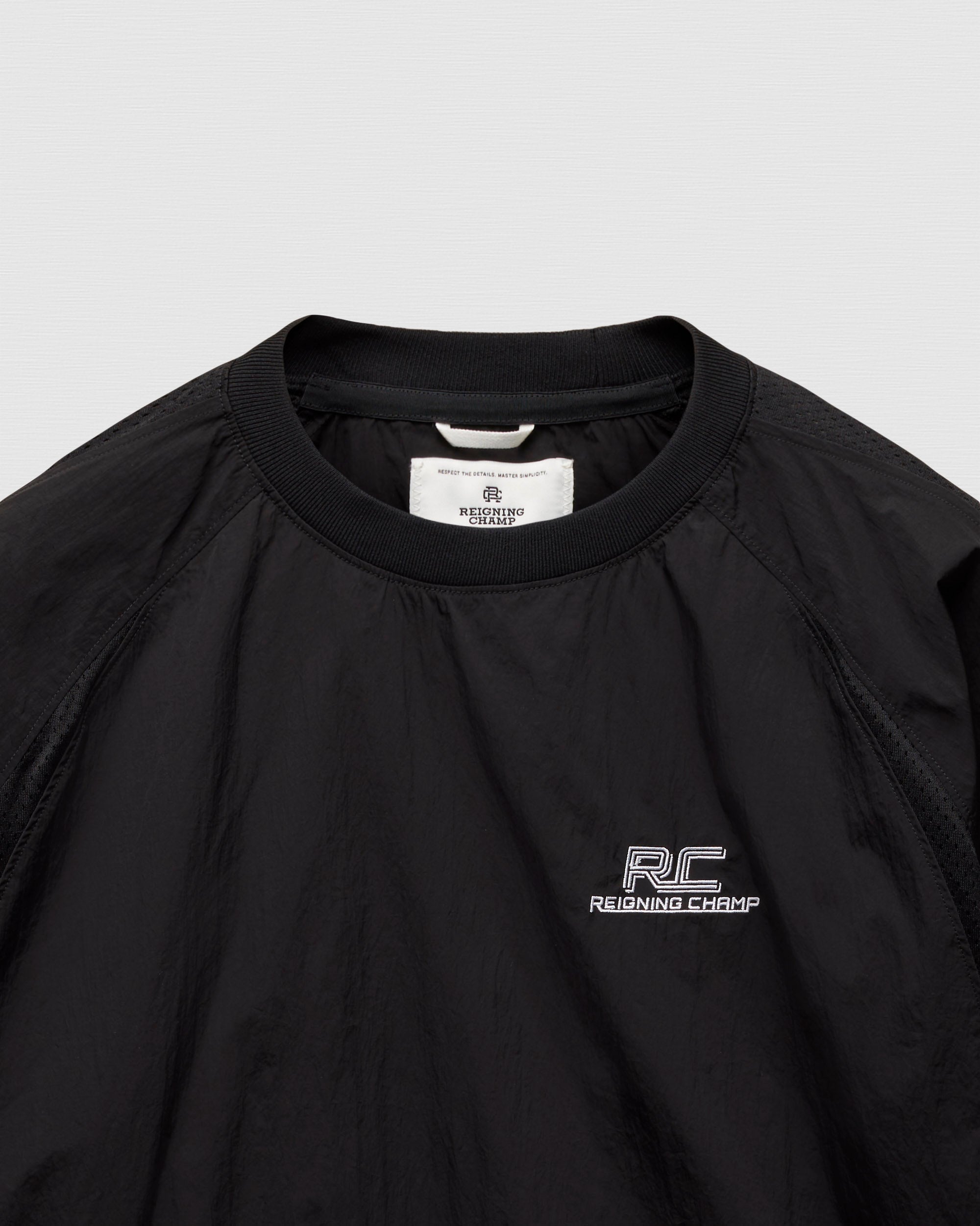 Crinkle Nylon Radar Standard Crewneck