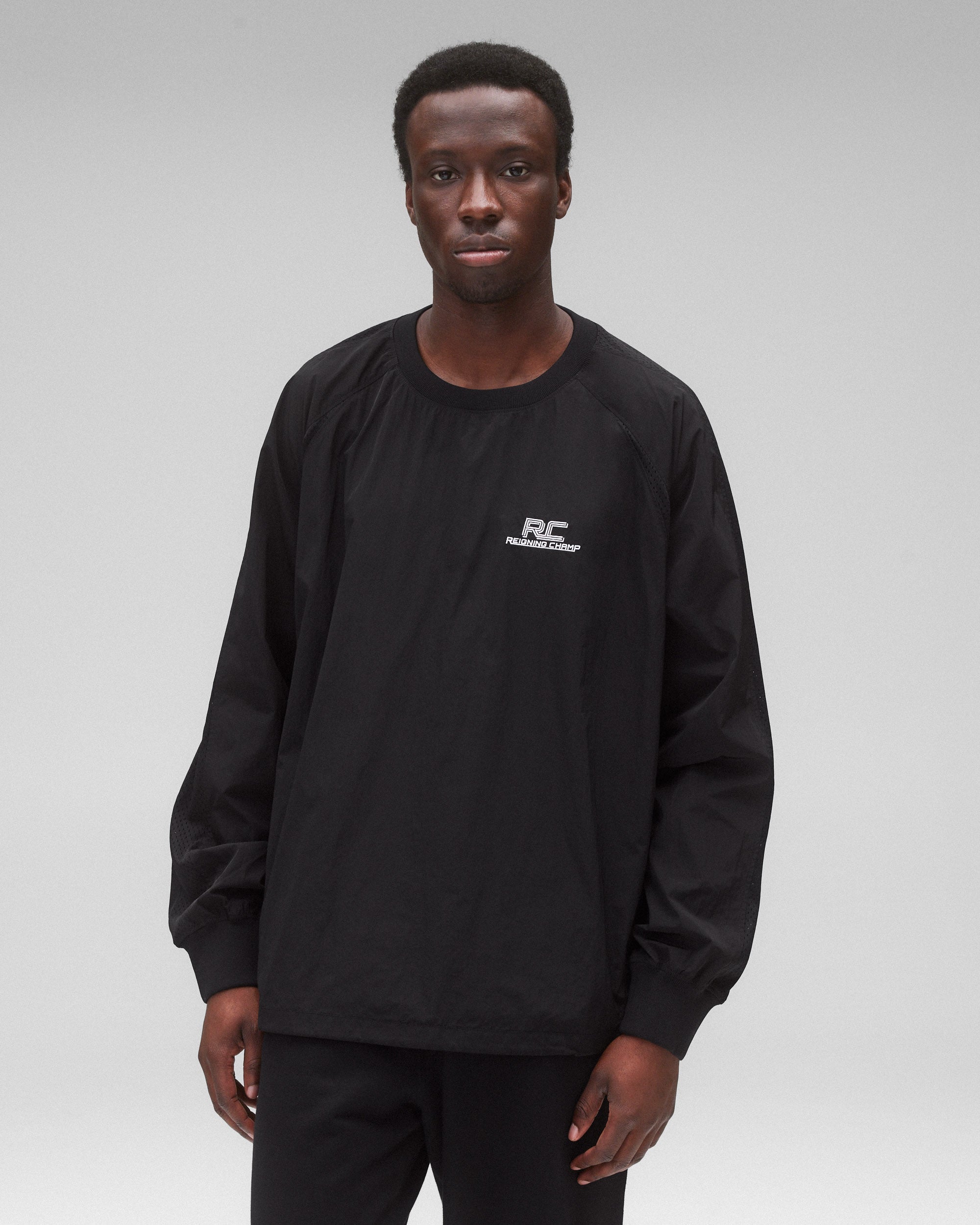 Crinkle Nylon Radar Standard Crewneck