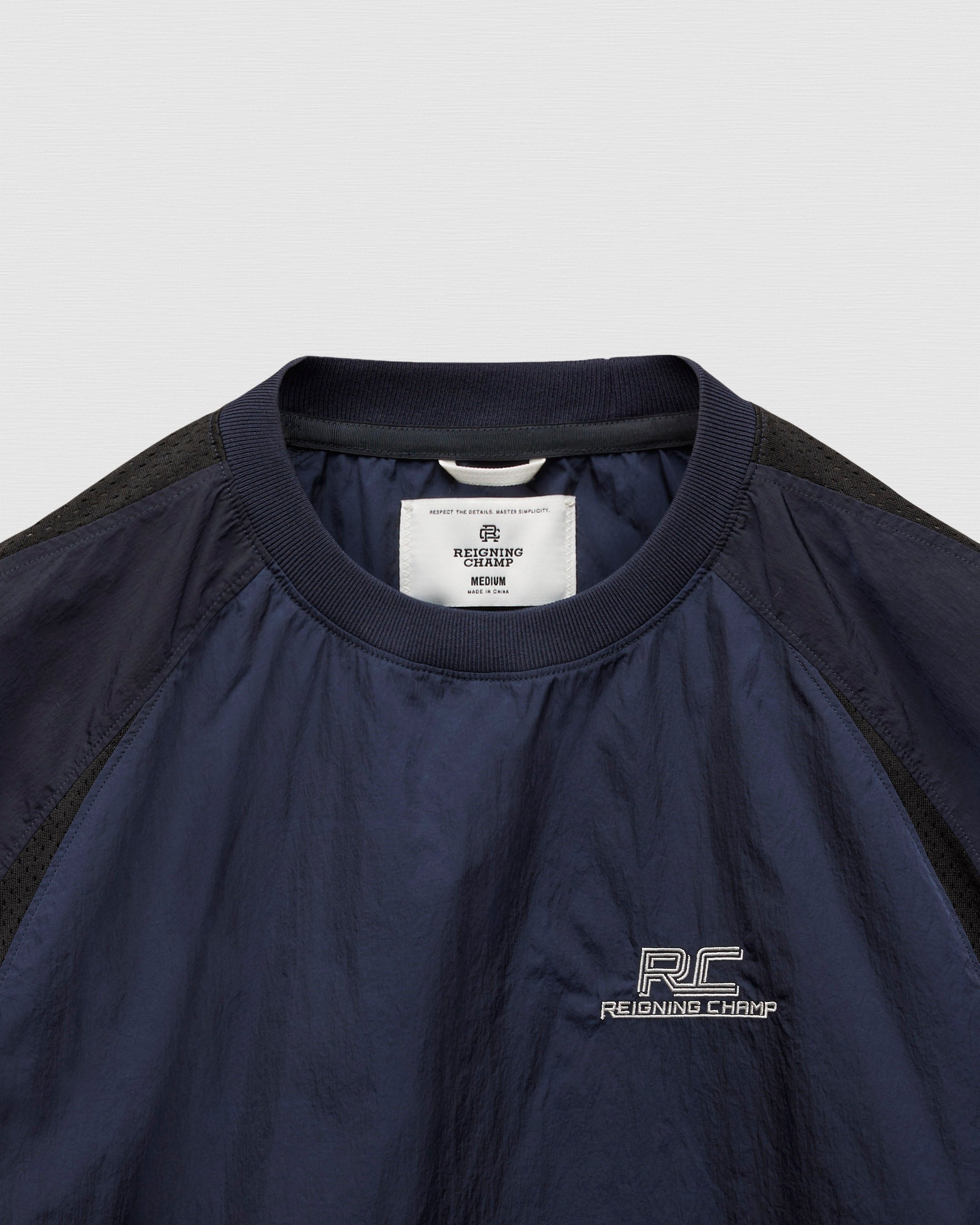 Crinkle Nylon Radar Standard Crewneck