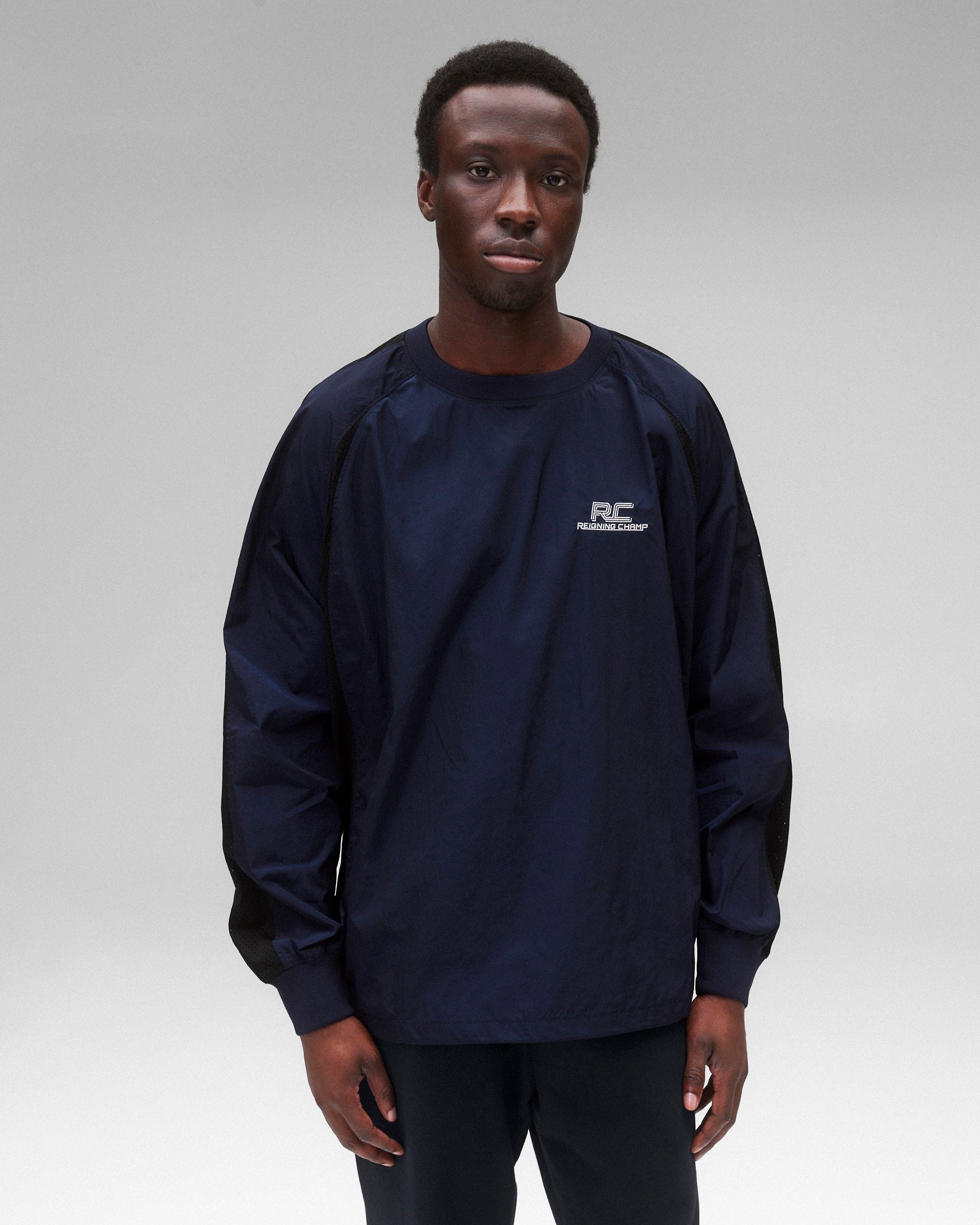 Crinkle Nylon Radar Standard Crewneck