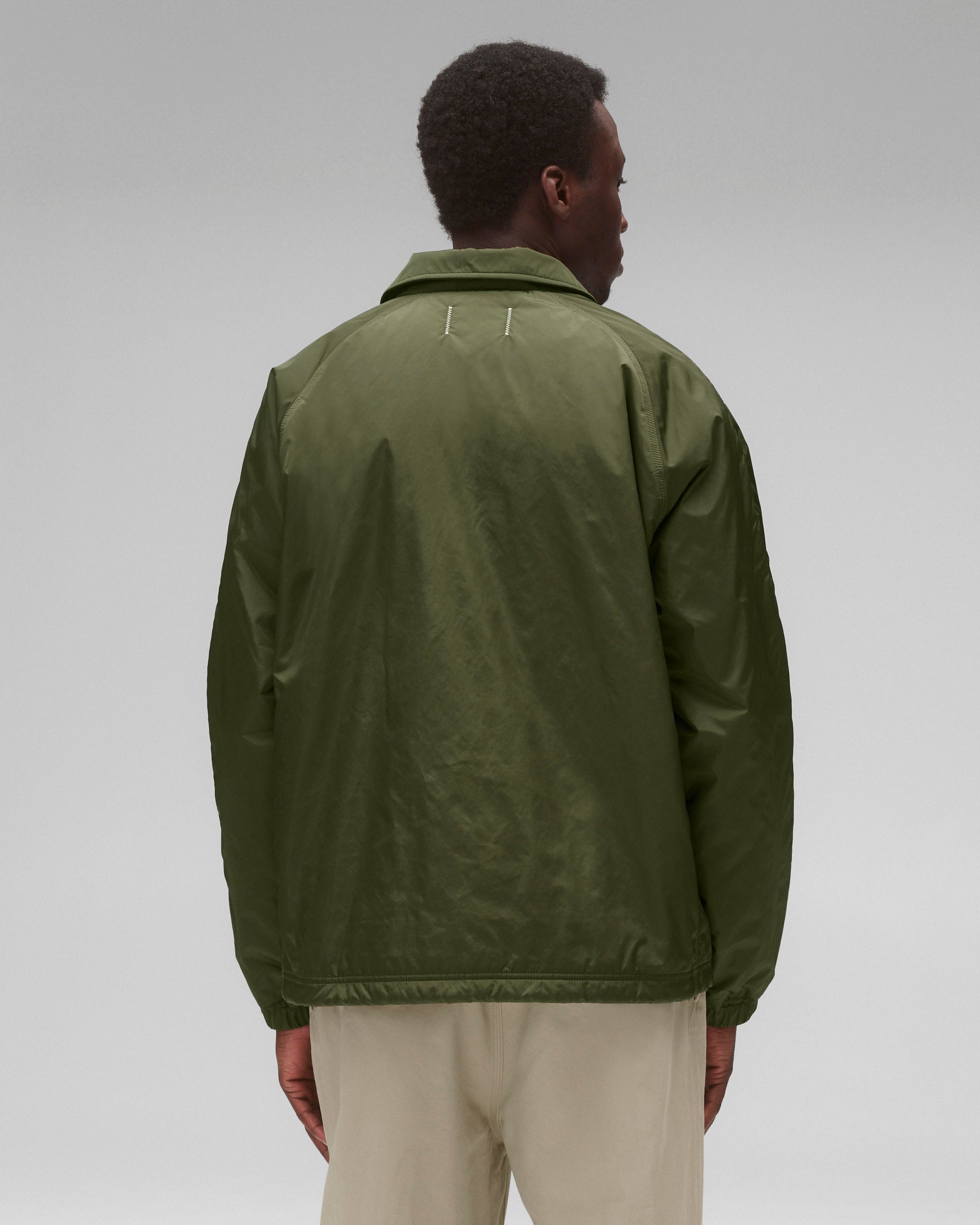 Econyl Satin Nylon Coach's Jacket