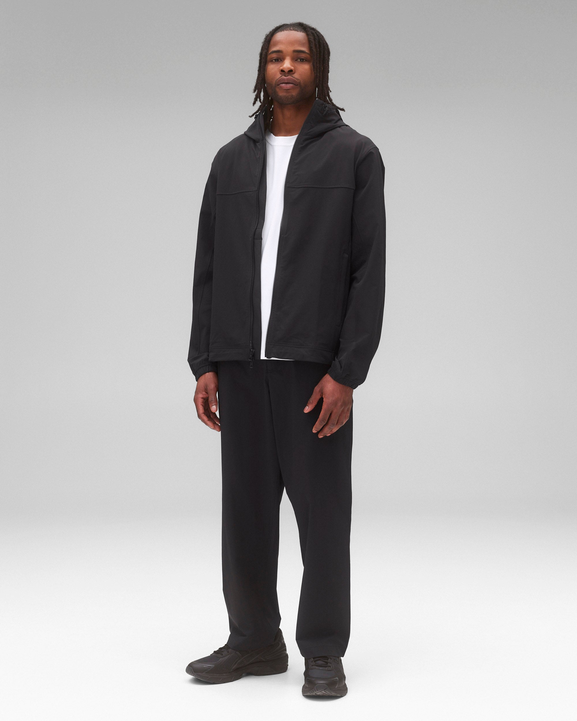 Nylon Oxford Ally Hooded Jacket