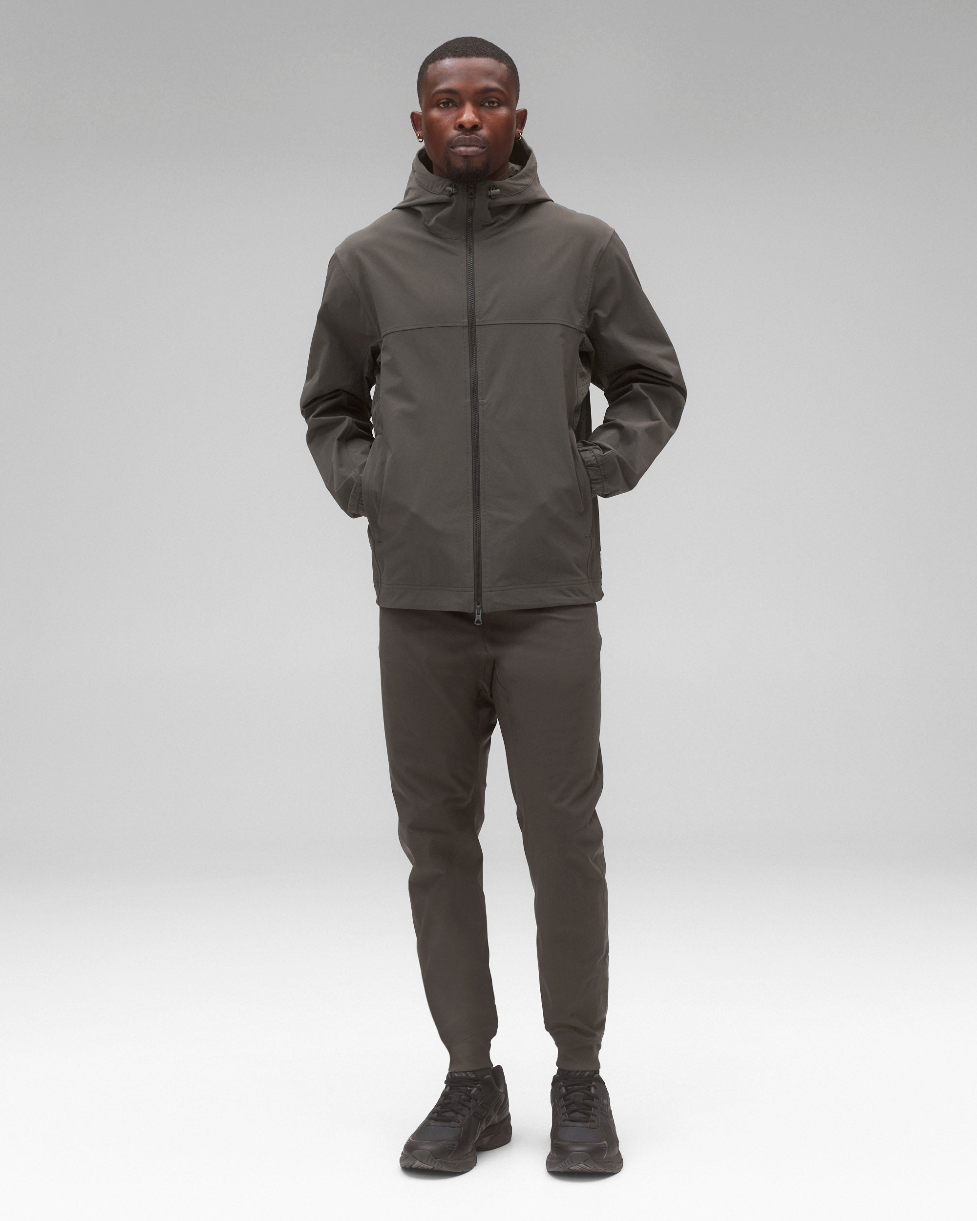 Nylon Oxford Ally Hooded Jacket