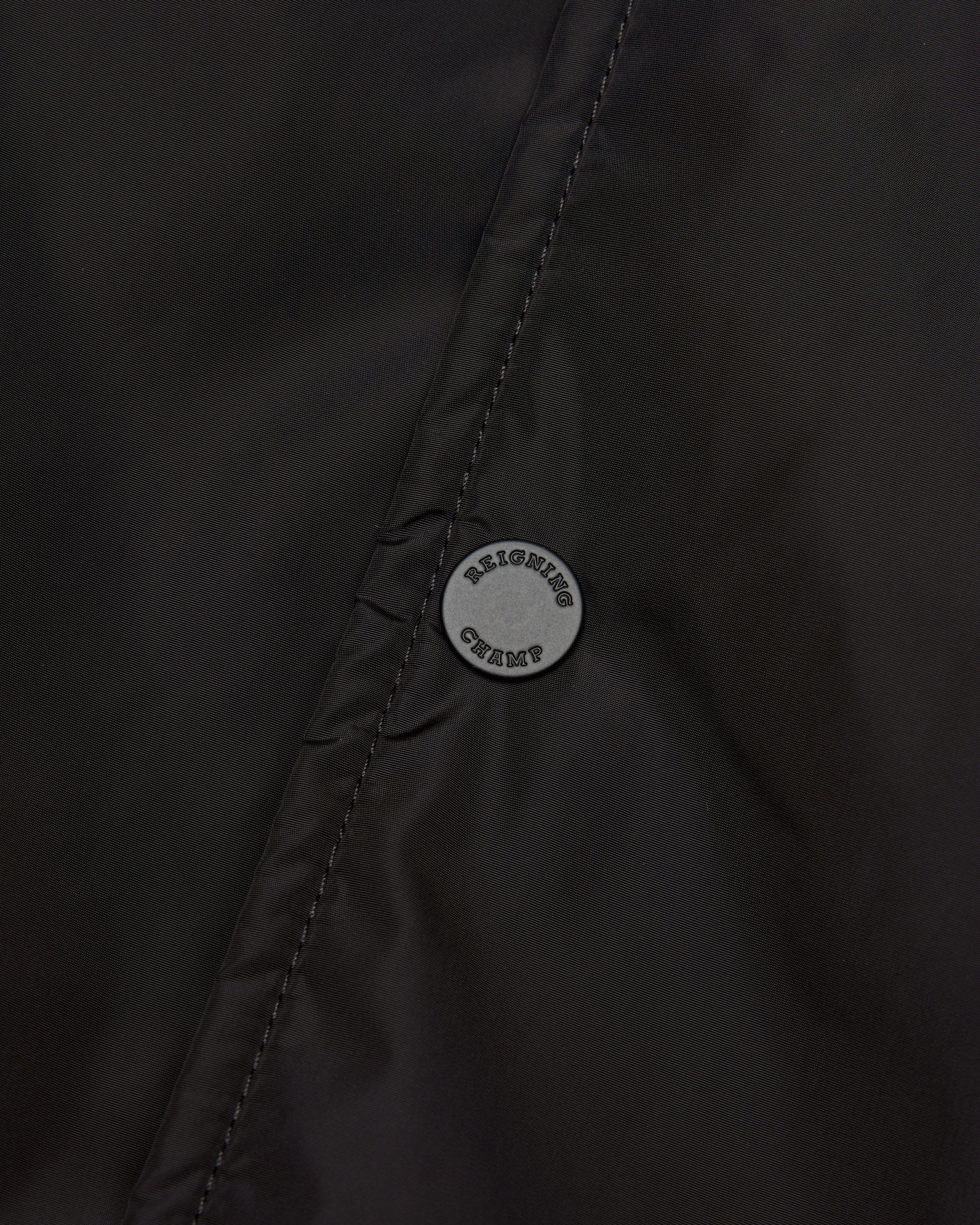 Econyl Satin Nylon Arch Logo Stadium Jacket