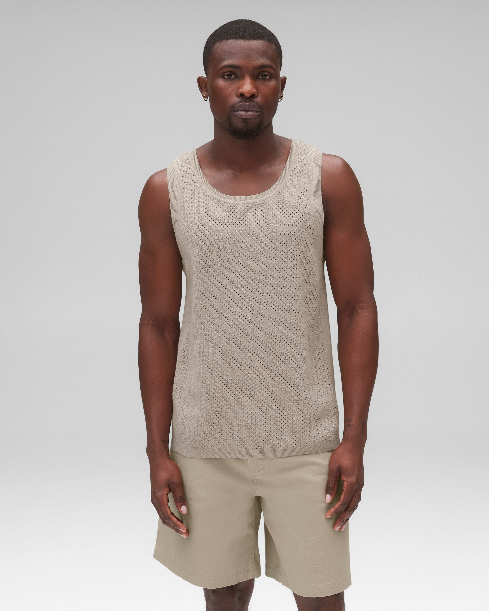 Cotton Linen Victor Tank Top