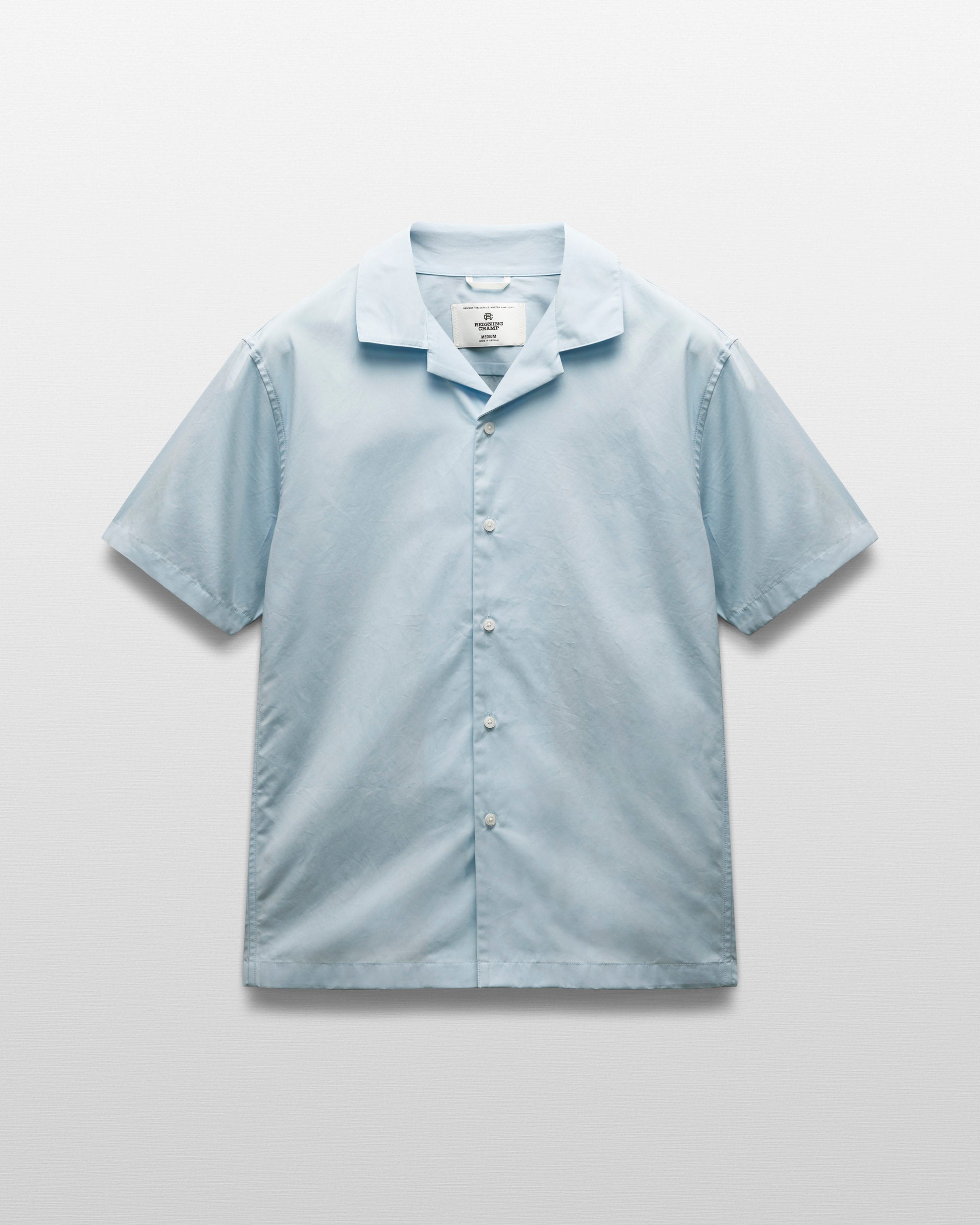 Cotton Poplin Palermo Relaxed Camp Shirt