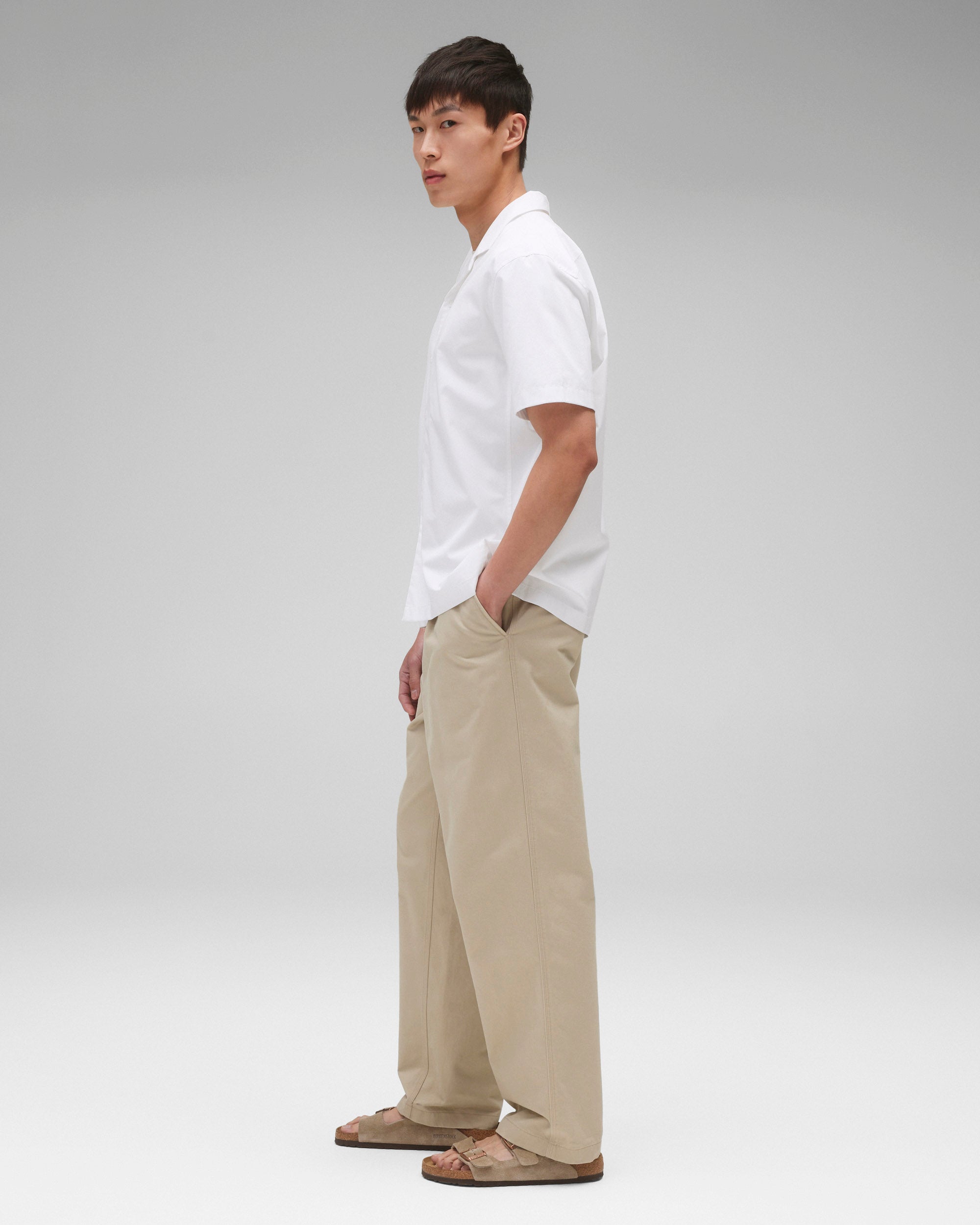 Cotton Poplin Palermo Relaxed Camp Shirt