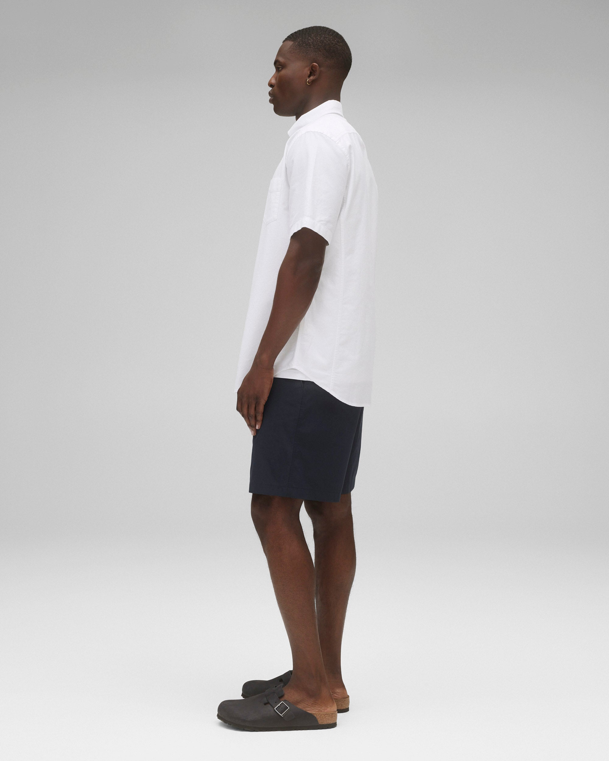 Cotton Oxford Prep Standard Short Sleeve Shirt