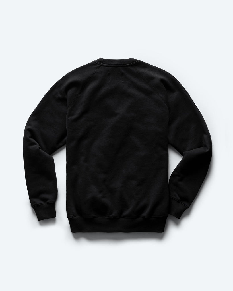 Kyoto Black Midweight Terry Classic Crewneck | Reigning