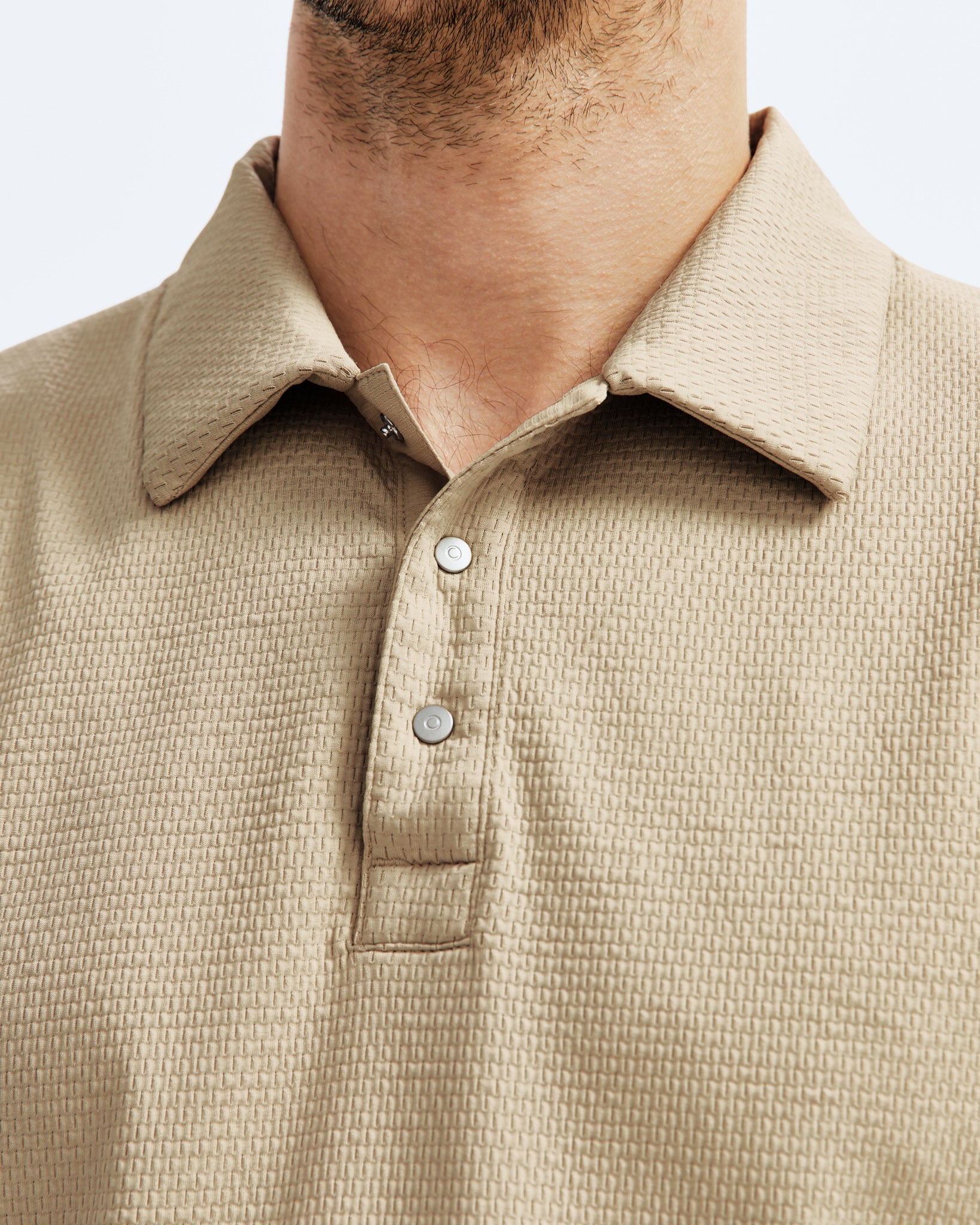 【Reigning Champ】Solotex Mesh Polo | Reigning Champ JP